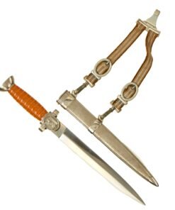 Buy Original German WWII DRK Red Cross Officer's Dagger with Scabbard and Belt Hanger - Deutsches Rotes Kreuz | Original Firearms Antique For Sale