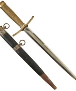 Buy Original Scarce German WWII HJ National Youth Association Leader's Dagger by E. & F. Hörster of Solingen with Scabbard - RZM M7/36 | Original Firearms Antique For Sale