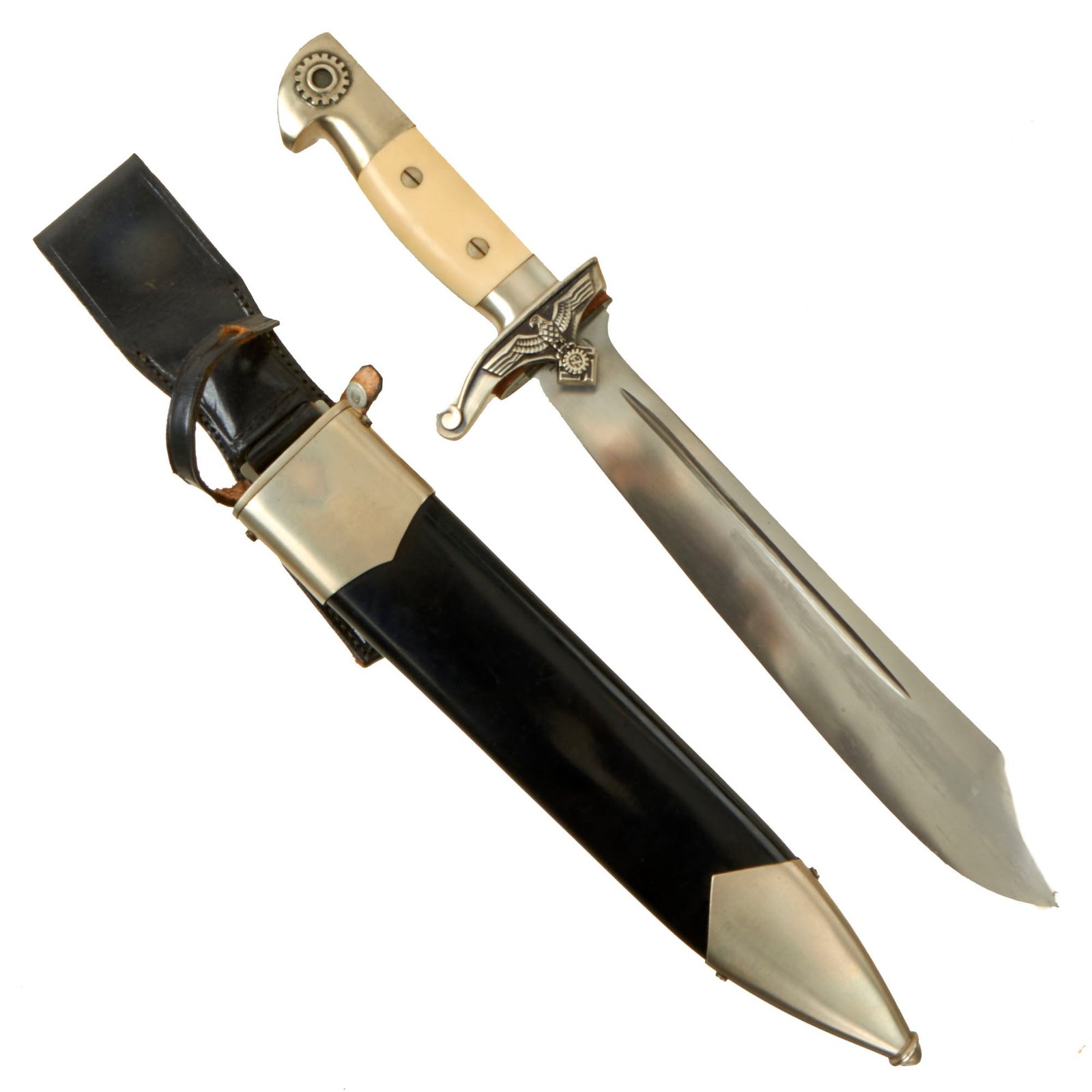 Buy Original Excellent German WWII TeNo Technical Emergency Corps Enlisted Hewer by Carl Eickhorn with Scabbard & Hanger - Matching Serial 7359 | Original Firearms Antique For Sale