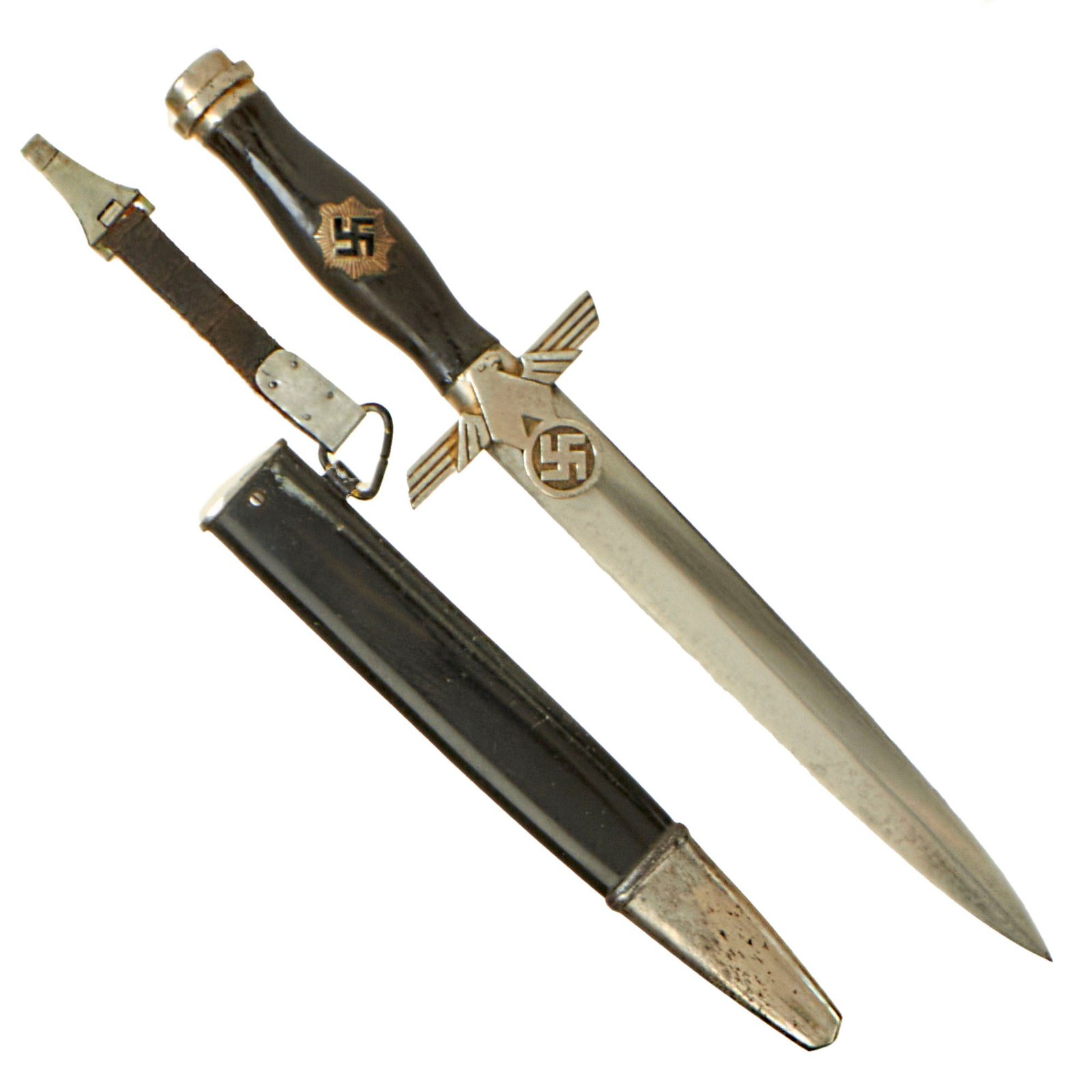 Buy Original German WWII 2nd Model Enlisted Man's RLB Dagger by Paul Weyersberg with Scabbard | Original Firearms Antique For Sale