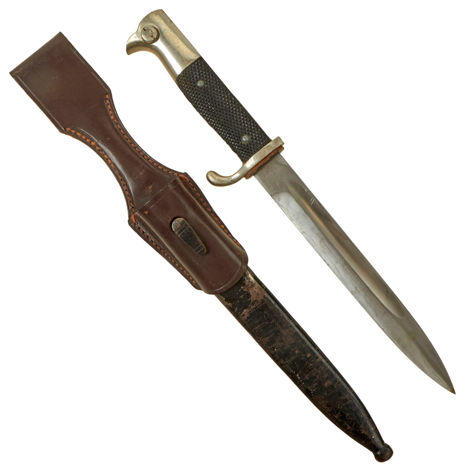 Buy Original German WWII Heer Army Short 98k Dress Bayonet by Robert Klaas with Scabbard & Frog | Original Firearms Antique For Sale