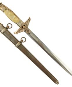 Buy Original Scarce German WWII Diplomatic Official's Dagger by Alcoso circa 1940 with Scabbard | Original Firearms Antique For Sale