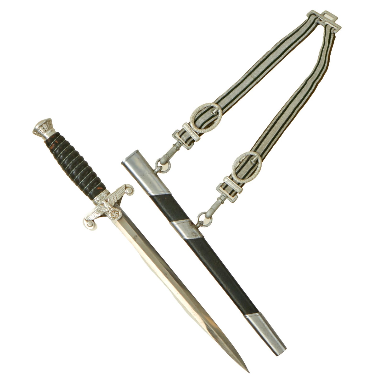 Buy Original Rare German WWII Land Customs Official Dagger by Carl Eickhorn of Solingen with Scabbard and Hanger | Original Firearms Antique For Sale