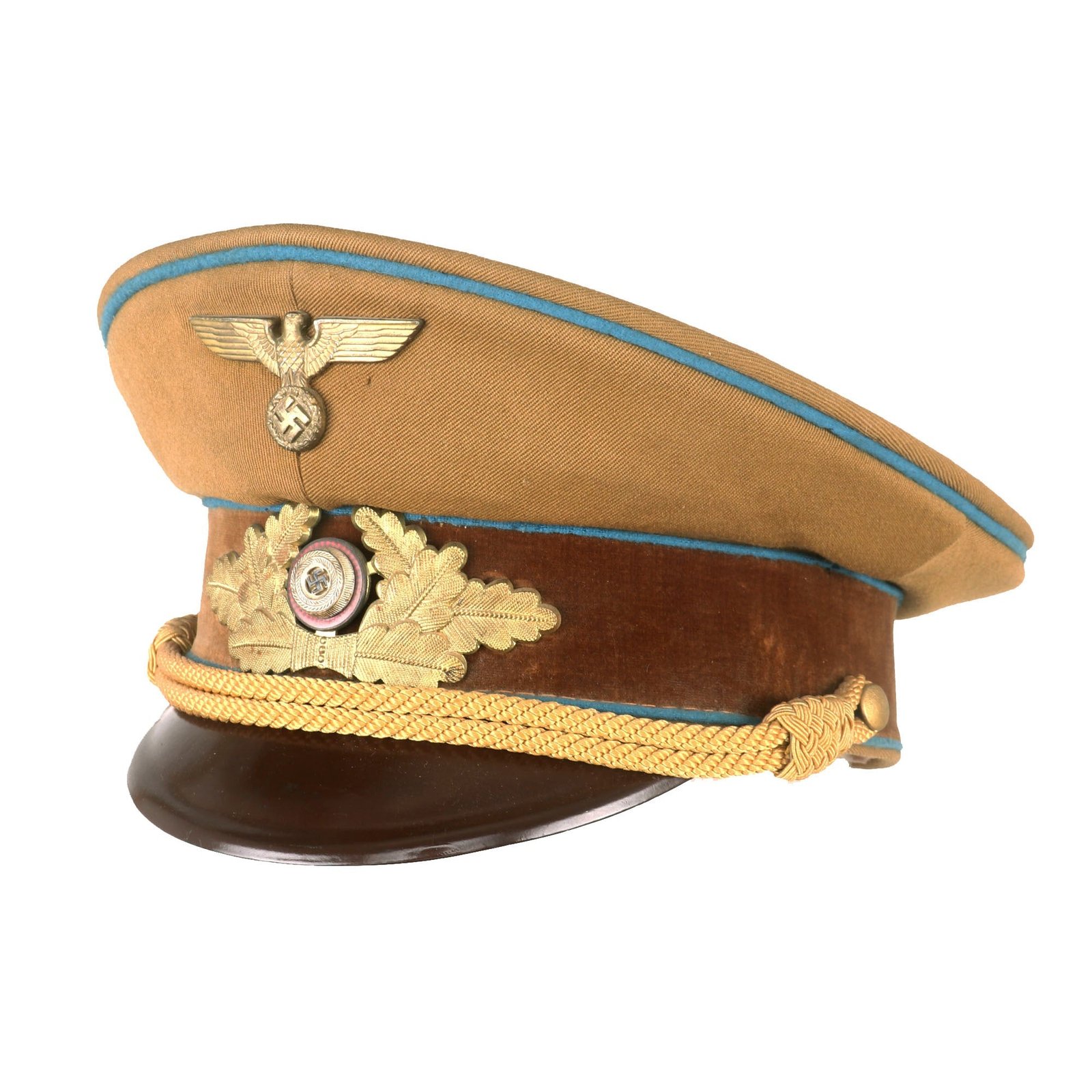 Buy Original German WWII NSDAP Ortsgruppe Local Group Level Political Leader's Visor Cap with RZM Tag | Original Firearms Antique For Sale