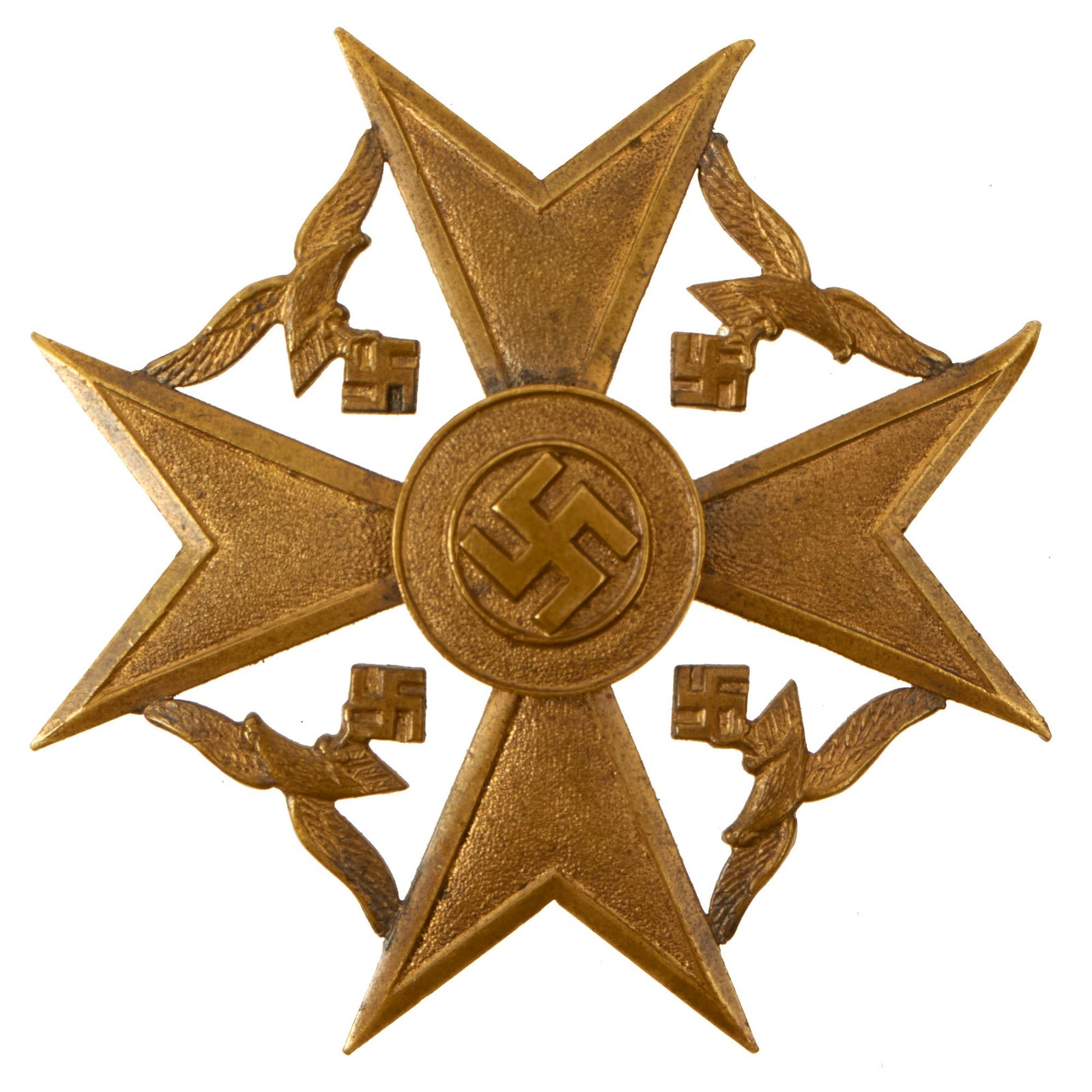 Buy Original German Pre-WWII Bronze Grade Spanish Cross Without Swords - Spanish Civil War Legion Condor | Original Firearms Antique For Sale