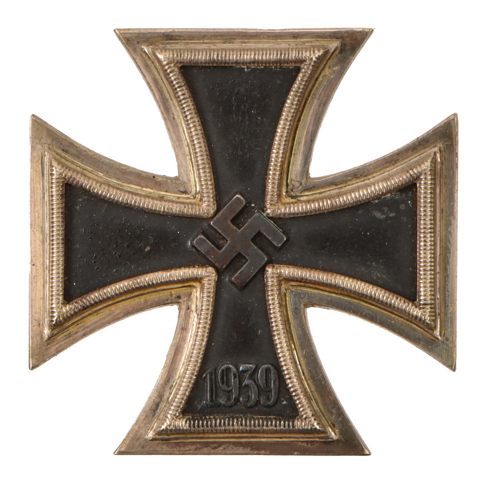Original German WWII Iron Cross First Class 1939 with Pinback by Rudolf Wächtler & Lange - EKI