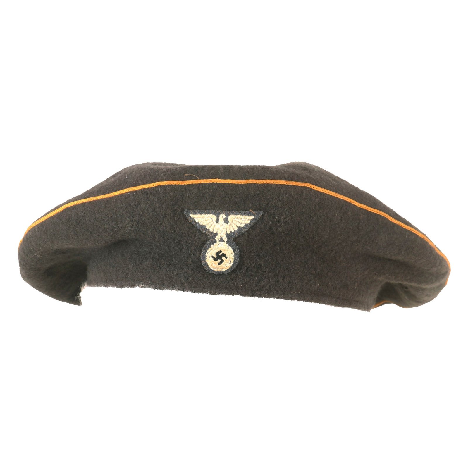 Buy Original Rare German WWII NSFK National Socialist Flying Corps Service Beret with Faded Markings - Size 57 | Original Firearms Antique For Sale