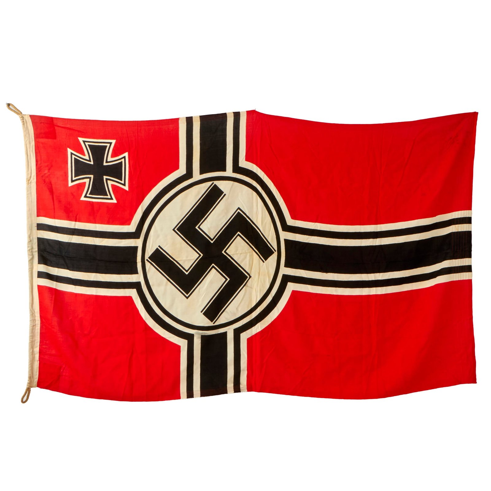 Buy Original German WWII 100cm x 170cm Battle Flag by Lorenz Summa Söhne - Reichskriegsflagge | Original Firearms Antique For Sale