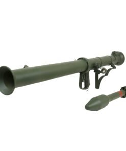 Buy Original U.S. M20 A1 B1 3.5 Inch Super Bazooka Deactivated Rocket Launcher by Birtman Elec. Co. with Inert Practice Rocket | Original Firearms Antique For Sale