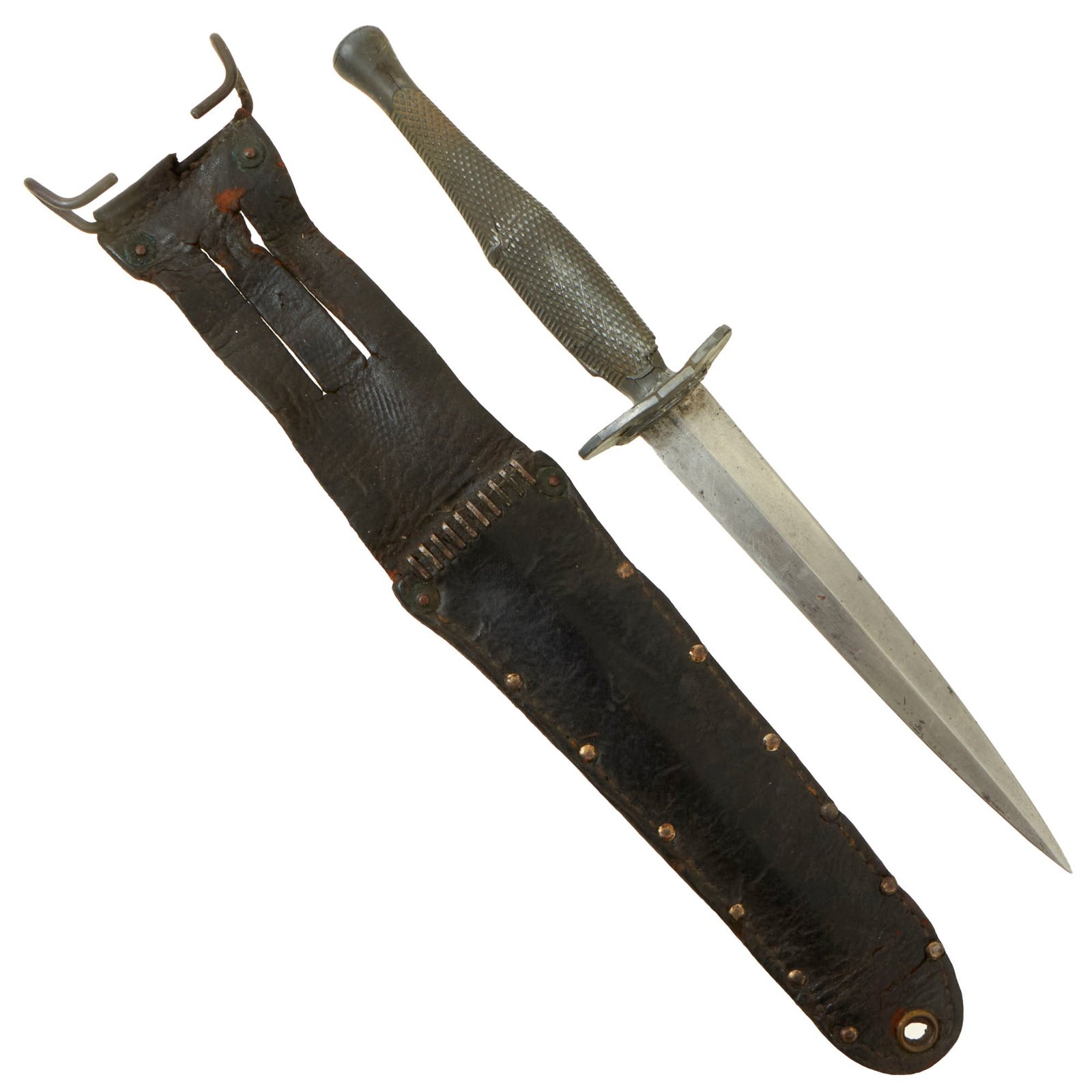 Buy Original U.S. WWII USMC Marine Raider Stiletto Dagger by Camillus with M6 Sheath | Original Firearms Antique For Sale