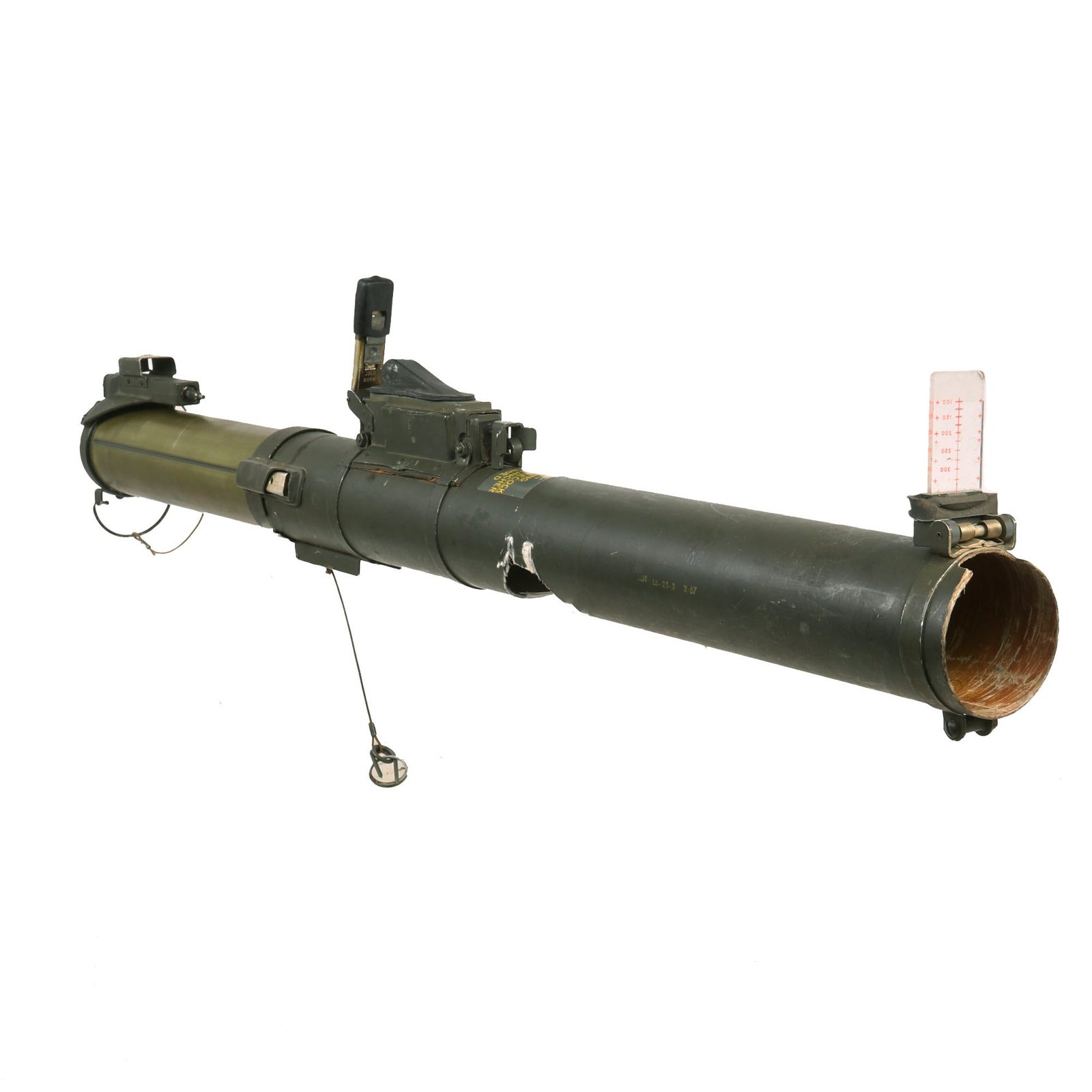 Buy Original U.S. Vietnam War INERT Rare “Gen 1” M72 Light Anti-Armor Weapons “LAW” Tube - Dated 1967 | Original Firearms Antique For Sale
