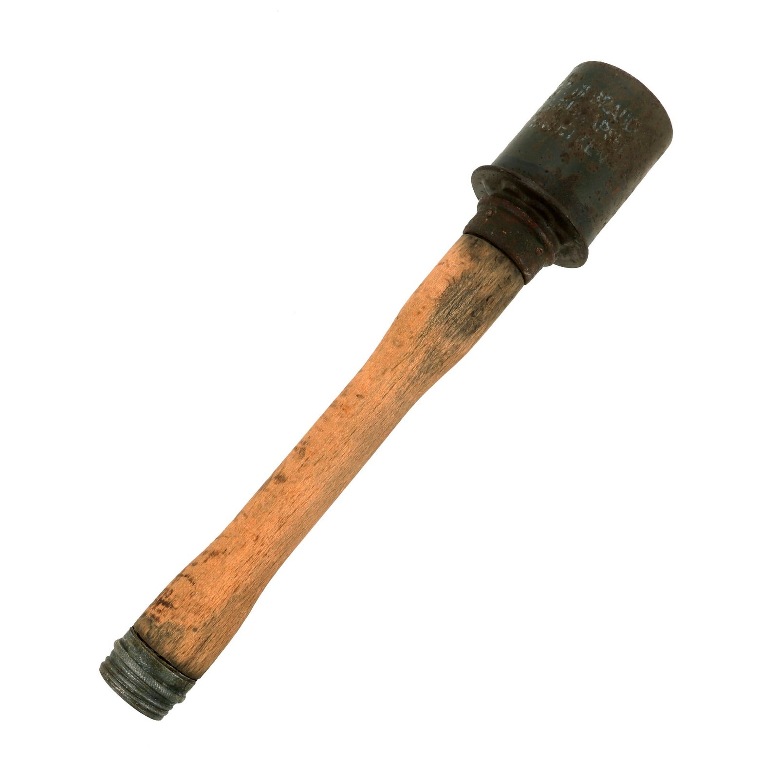 Buy Original German WWII M24 Inert Stick Grenade Stielhandgranate by Witwe Wilhelm von Hagen (evy) - Dated 1941 | Original Firearms Antique For Sale