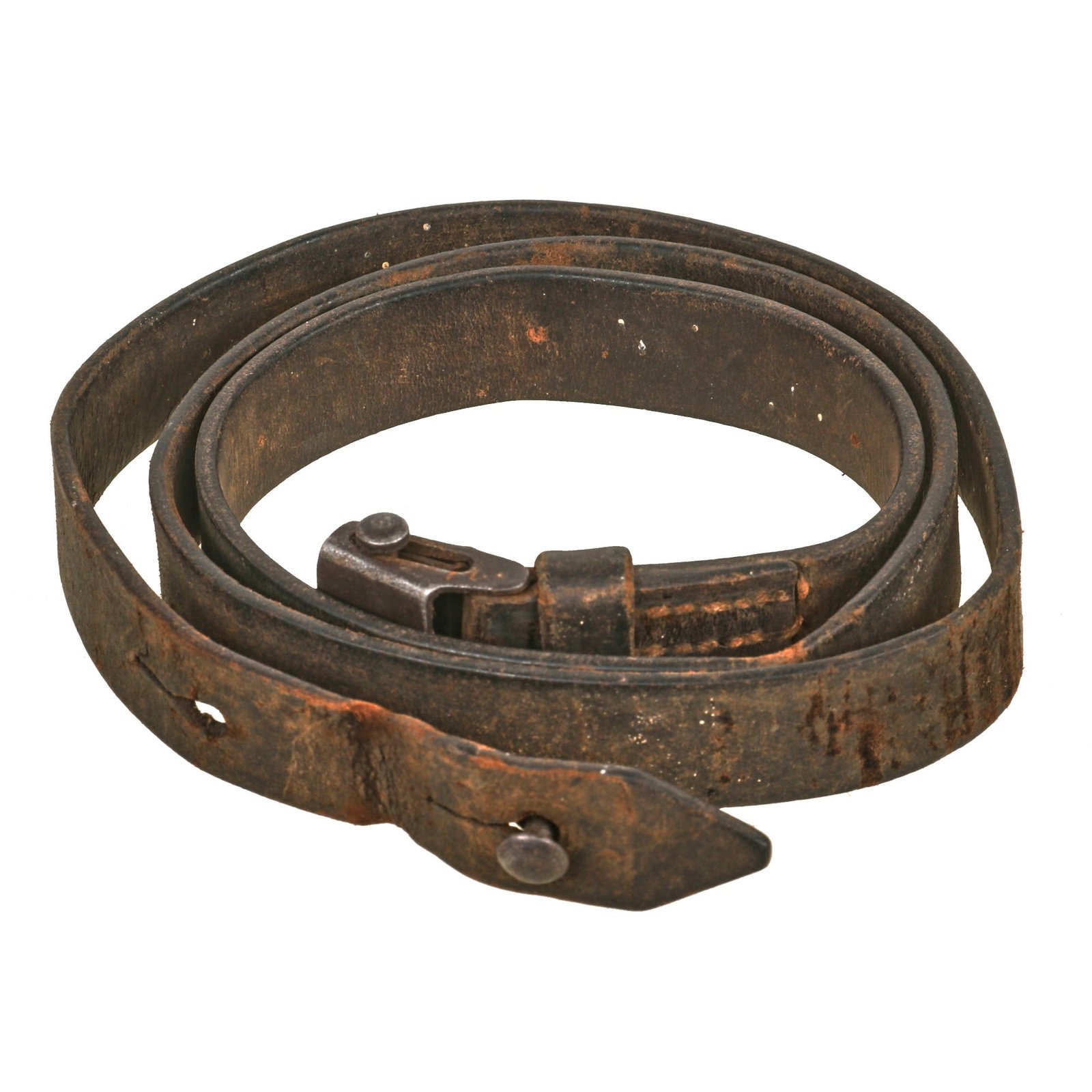 Buy Original German WWII Karabiner 98 kurz K98k Leather Sling with Frog and Keeper - Kar98k | Original Firearms Antique For Sale