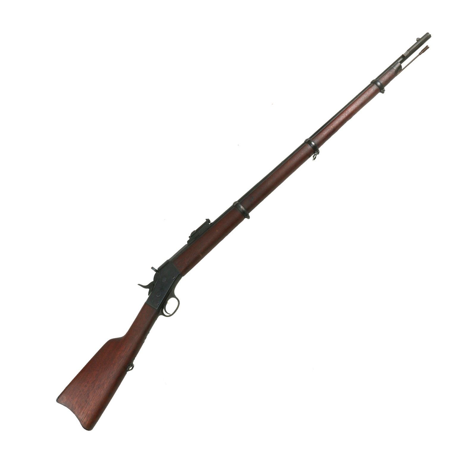 Buy Original Argentine Remington Rolling Block Model 1879 E.N. Infantry Rifle in .43 Spanish Caliber - Worn Markings | Original Firearms Antique For Sale