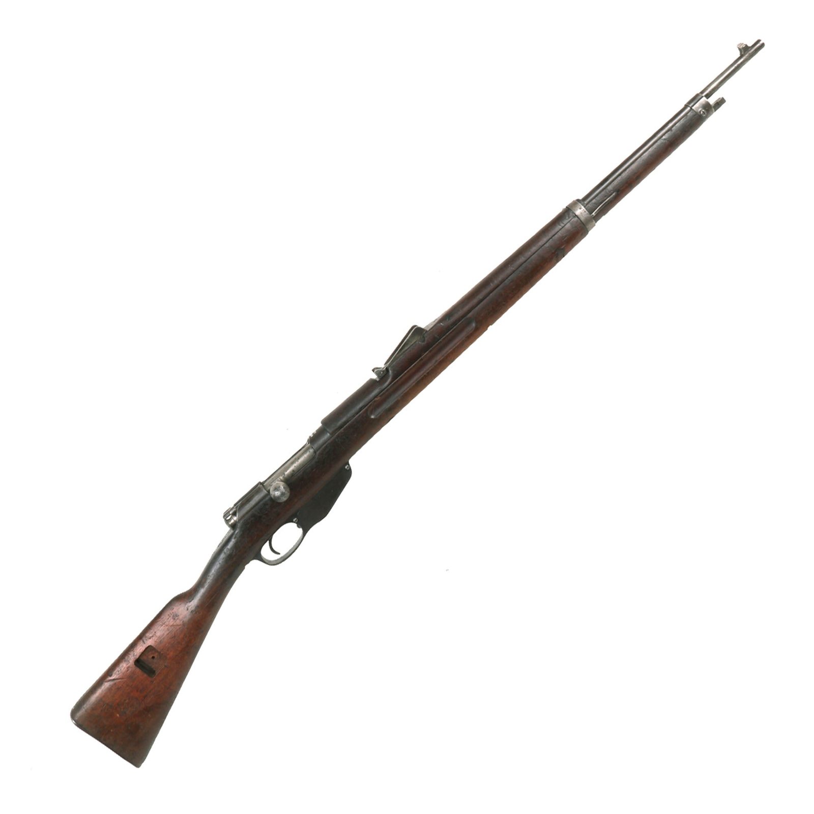 Buy Original German WWII Captured and Modified Dutch Geweer M.95 Mannlicher Rifle by ŒWG Steyr Serial 9547D - Dated 1896 | Original Firearms Antique For Sale
