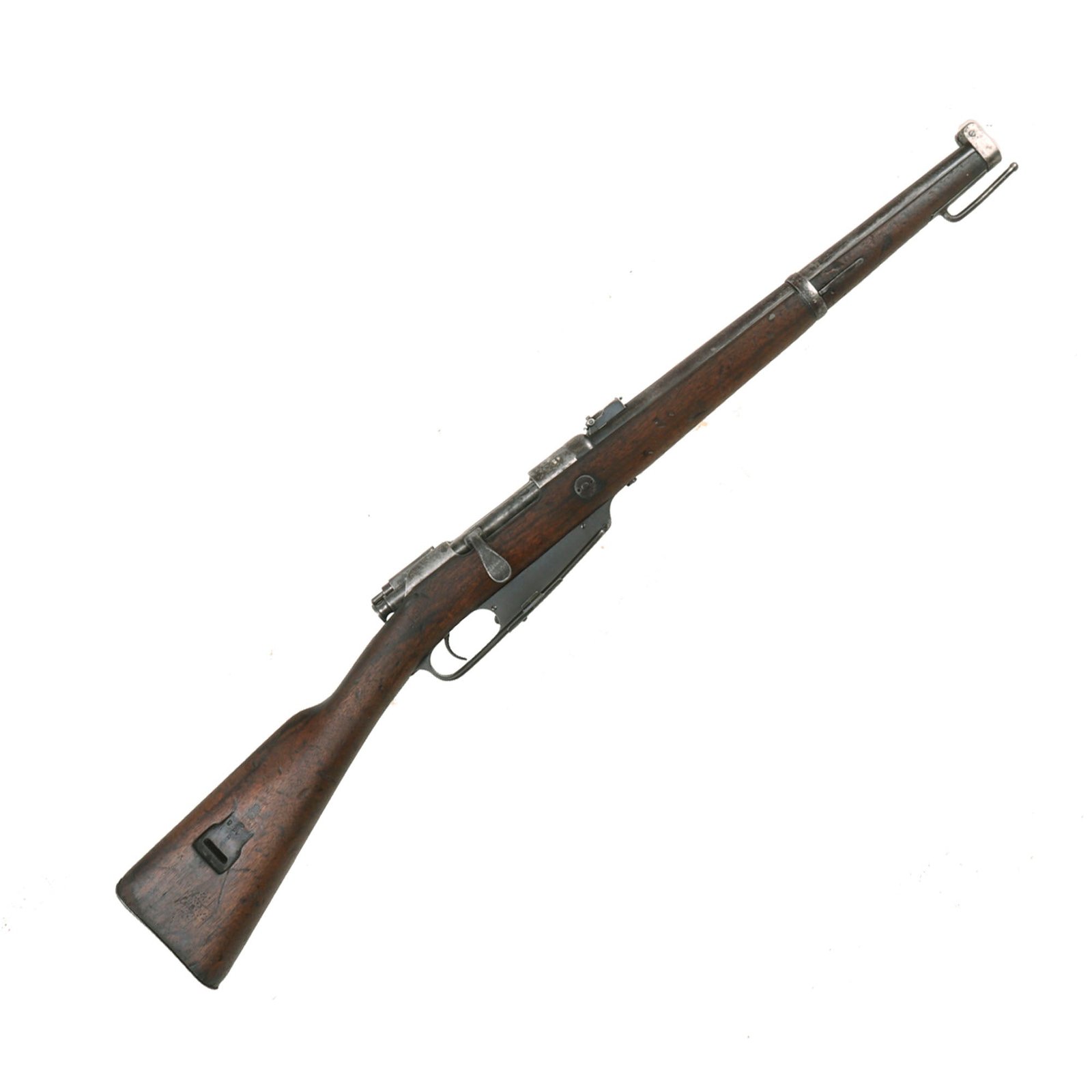 Buy Original German Pre-WWI Gewehr 91 S Artillery Carbine by C.G. HAENEL Serial 5776 i with Stacking Hook - Dated 1891 | Original Firearms Antique For Sale