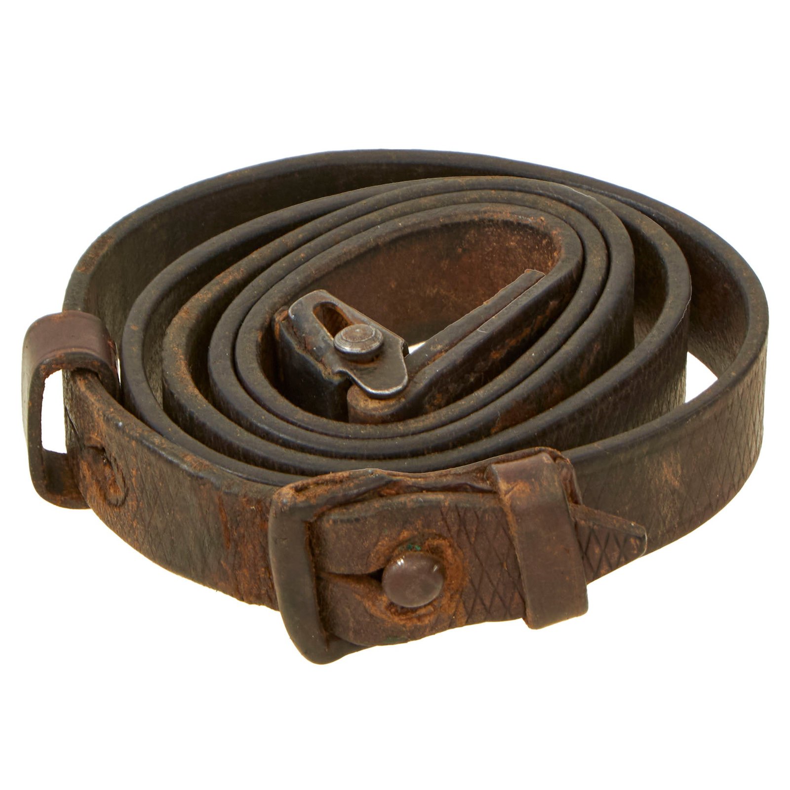 Buy Original German WWII Karabiner 98 kurz K98k Leather Sling with Buckle - Kar98k | Original Firearms Antique For Sale