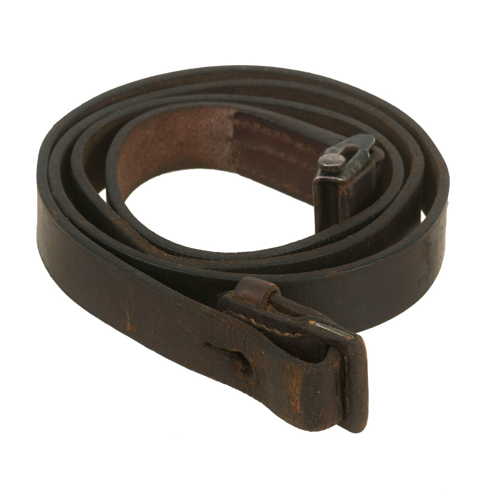 Buy Original German WWII Karabiner 98 kurz K98k Leather Sling with Frog and Keeper - Kar98k | Original Firearms Antique For Sale