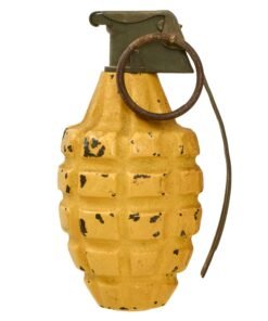 Buy Original U.S. WWII M21 Inert Repainted Practice Pineapple Fragmentation Training Hand Grenade | Original Firearms Antique For Sale