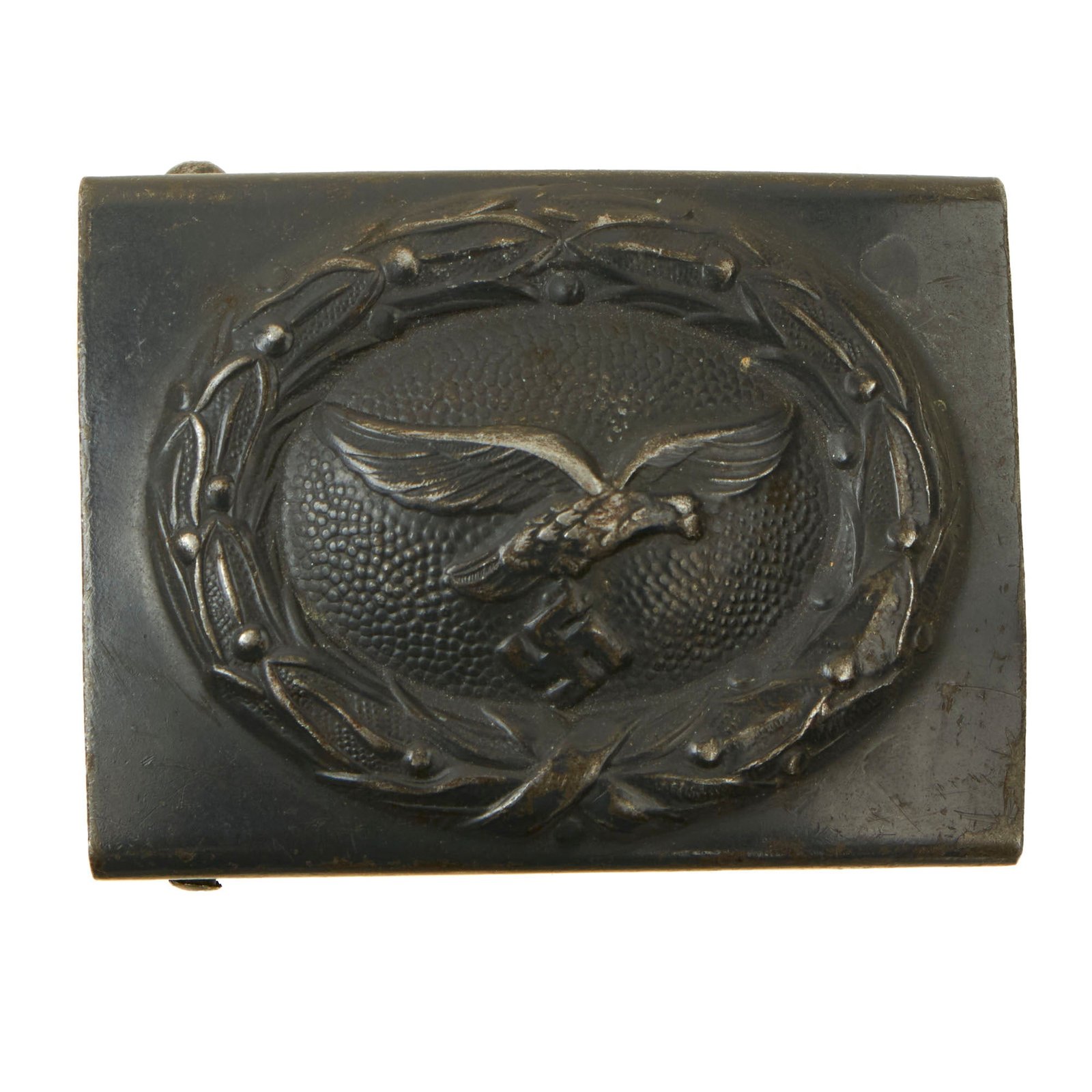 Buy Original German WWII Luftwaffe Steel Belt Buckle - Unmarked | Original Firearms Antique For Sale