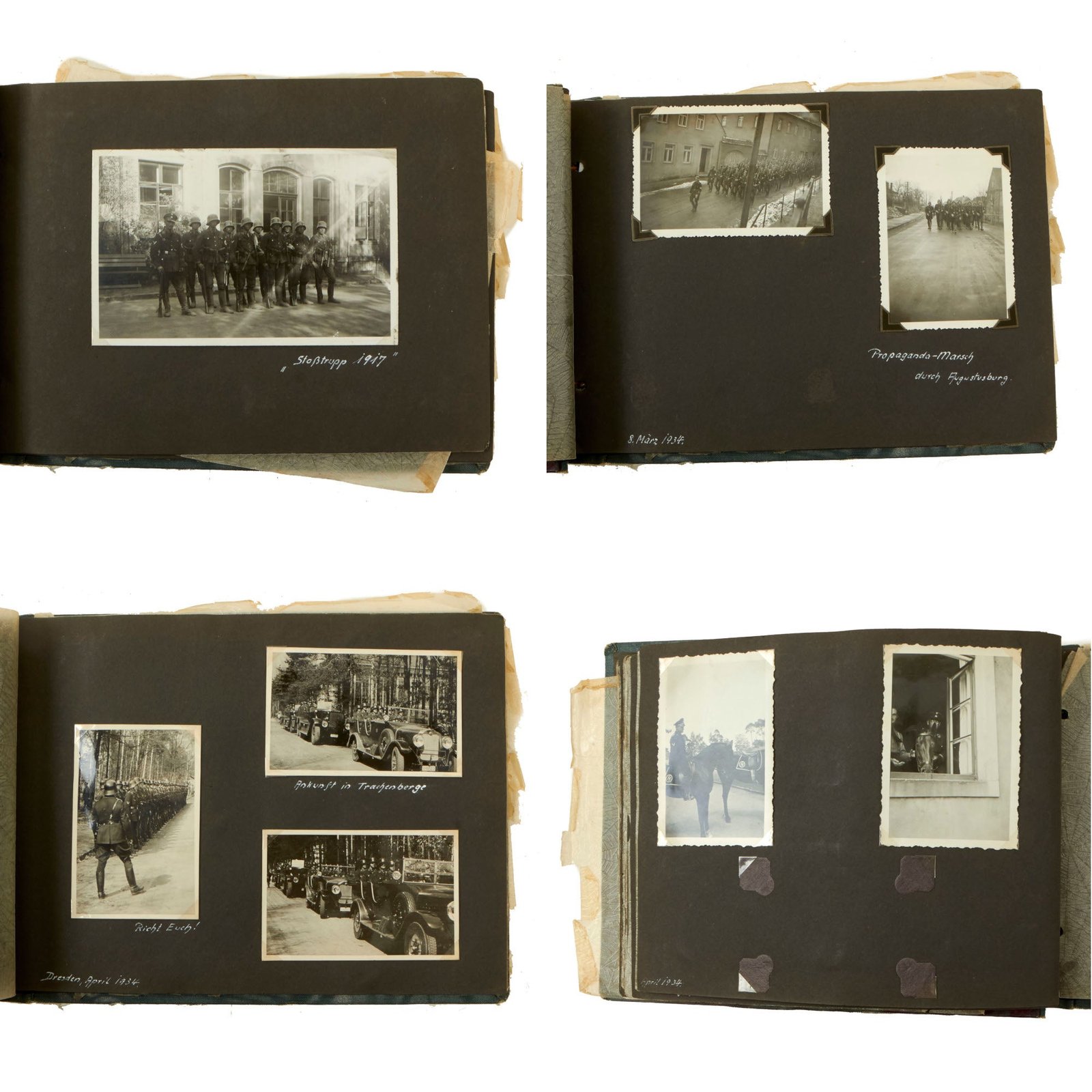 Buy Original German Pre-WWII 1934 Waffen-SS SS-Sonderkommando Personal Photo Album - 123 Photographs Total | Original Firearms Antique For Sale