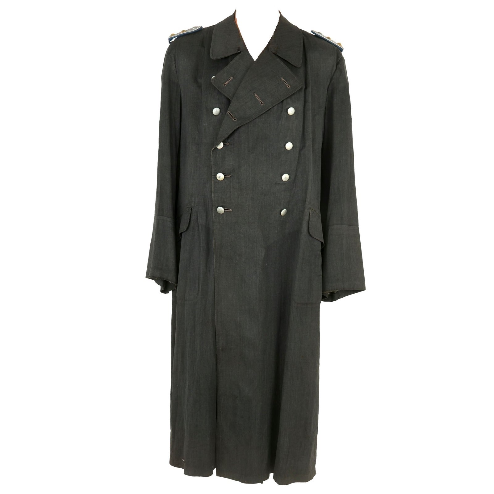 Buy Original German WWII Wehrmacht Transportation and Supply Hauptmann Officer's Rubberized Raincoat | Original Firearms Antique For Sale