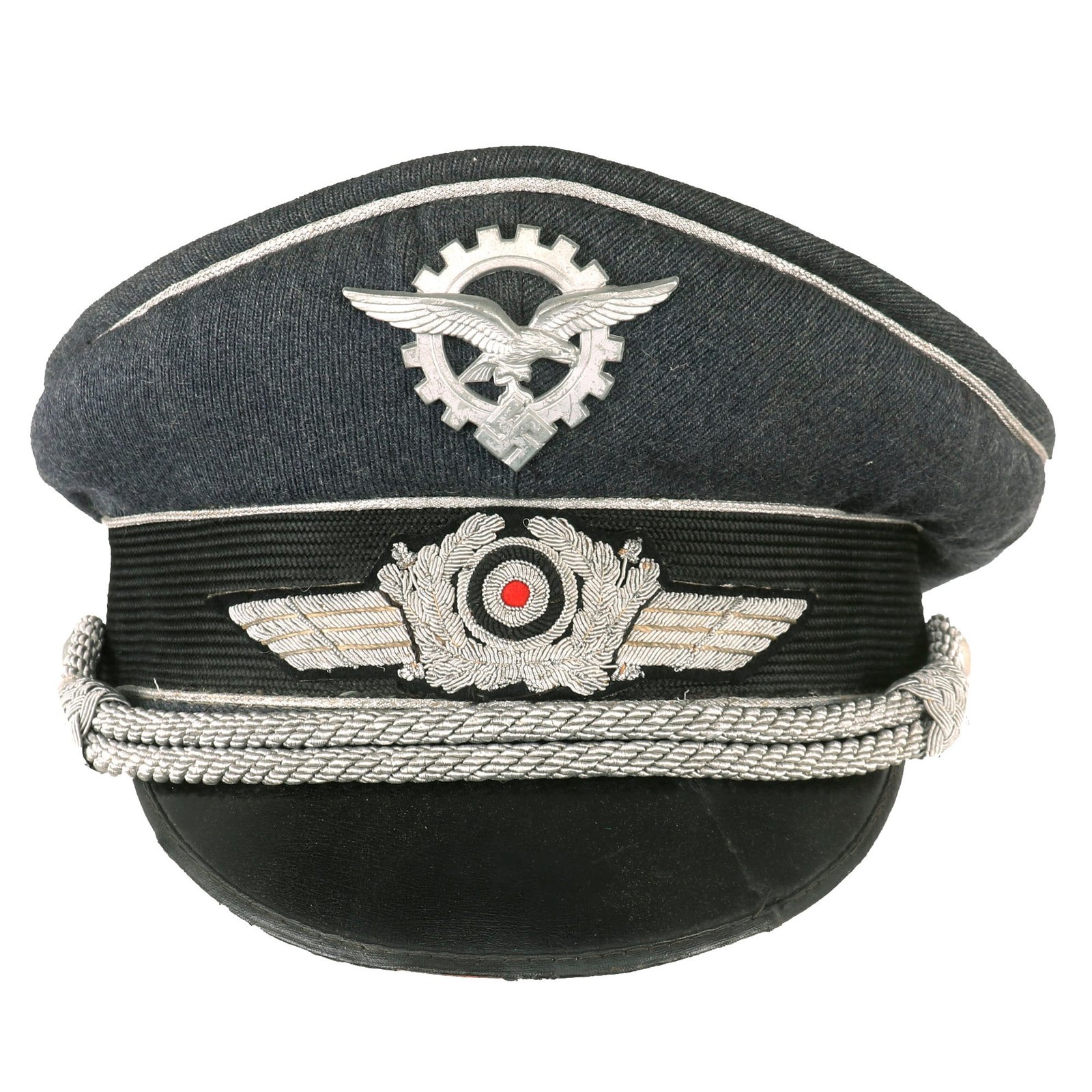 Buy Original German WWII Luftwaffe Generalluftzeugmeister Technical Supply Officer Schirmmütze Visor Crush Cap | Original Firearms Antique For Sale