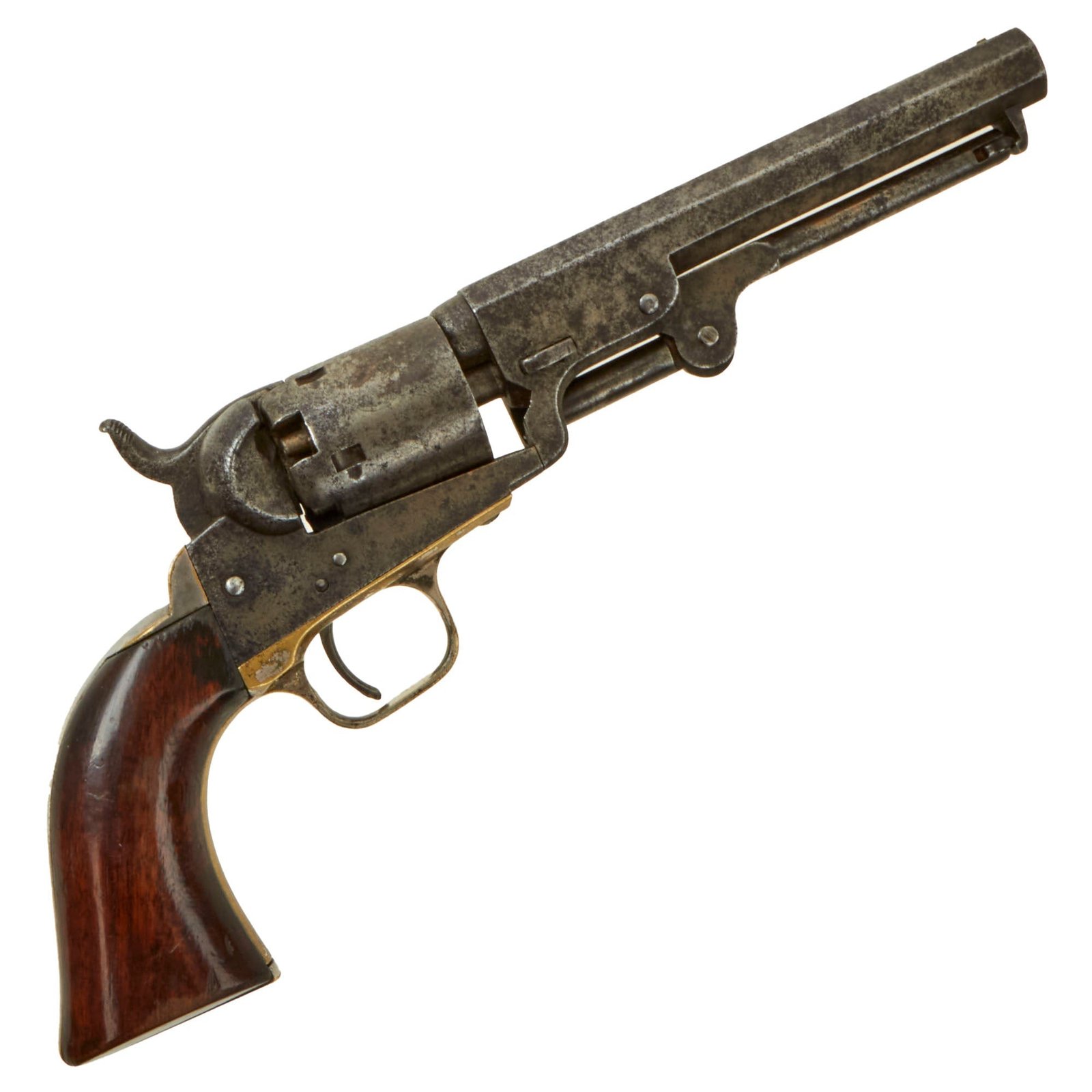 Buy Original U.S. Civil War Era Colt M1849 .31cal Pocket Percussion Revolver with 5" Barrel Made in 1852 - Matching Serial 45543 | Original Firearms Antique For Sale