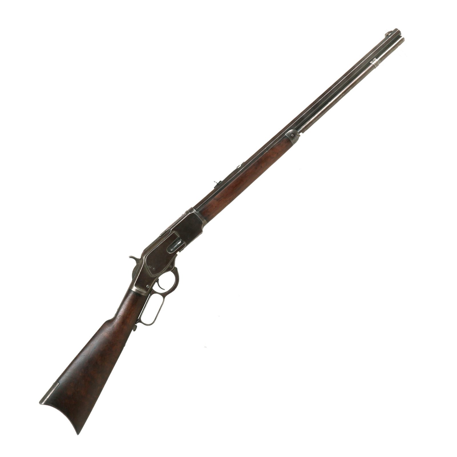 Buy Original U.S. Winchester Model 1873 .44-40 Repeating Rifle with  Factory Replaced Octagonal Barrel made in 1886 - Serial 217479B | Original Firearms Antique For Sale