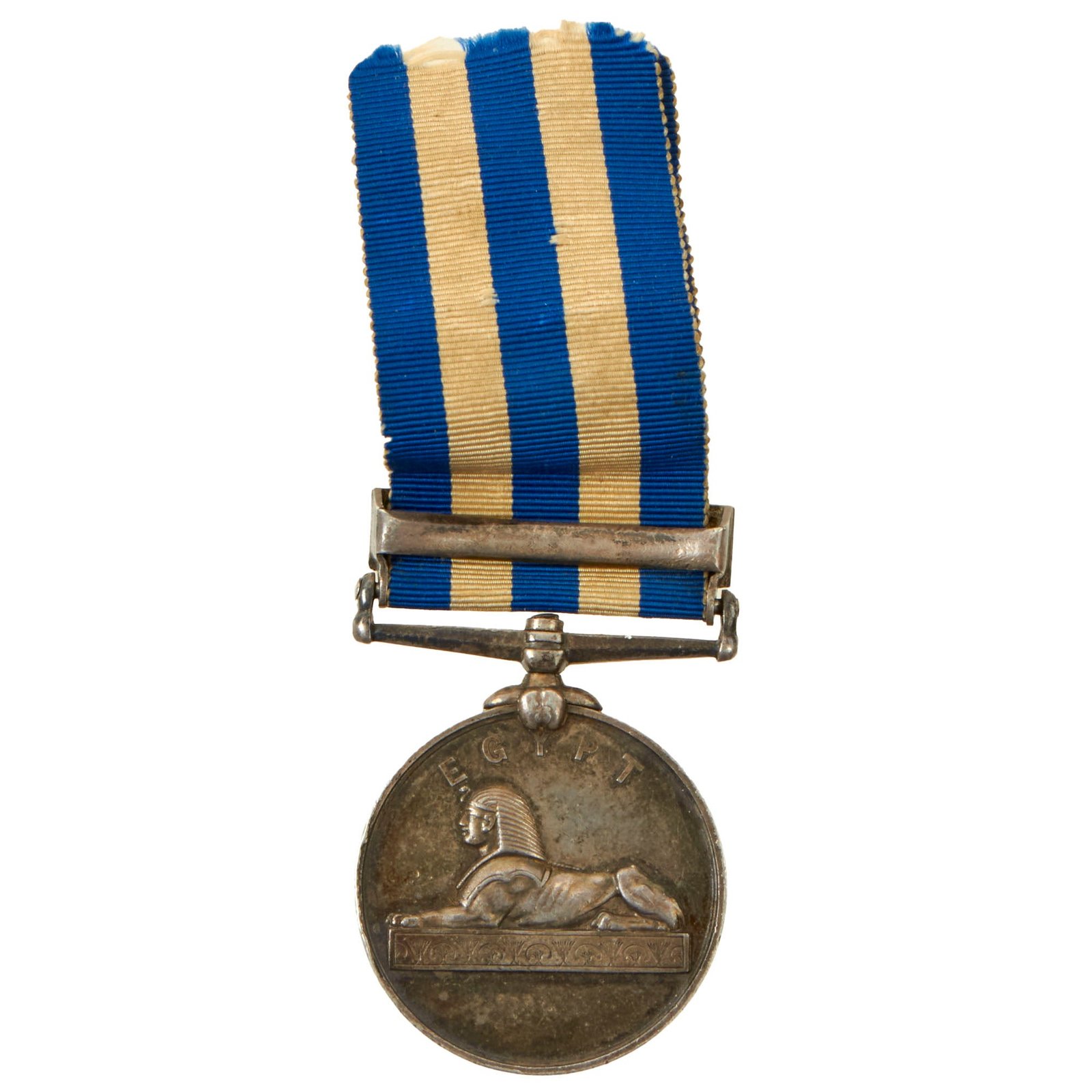 Buy Original British Mahdist War Nile Expedition Rim Engraved Egypt Medal With Nile 1884–85 Clasp - J. Chambers of 8th Company Royal Engineers | Original Firearms Antique For Sale