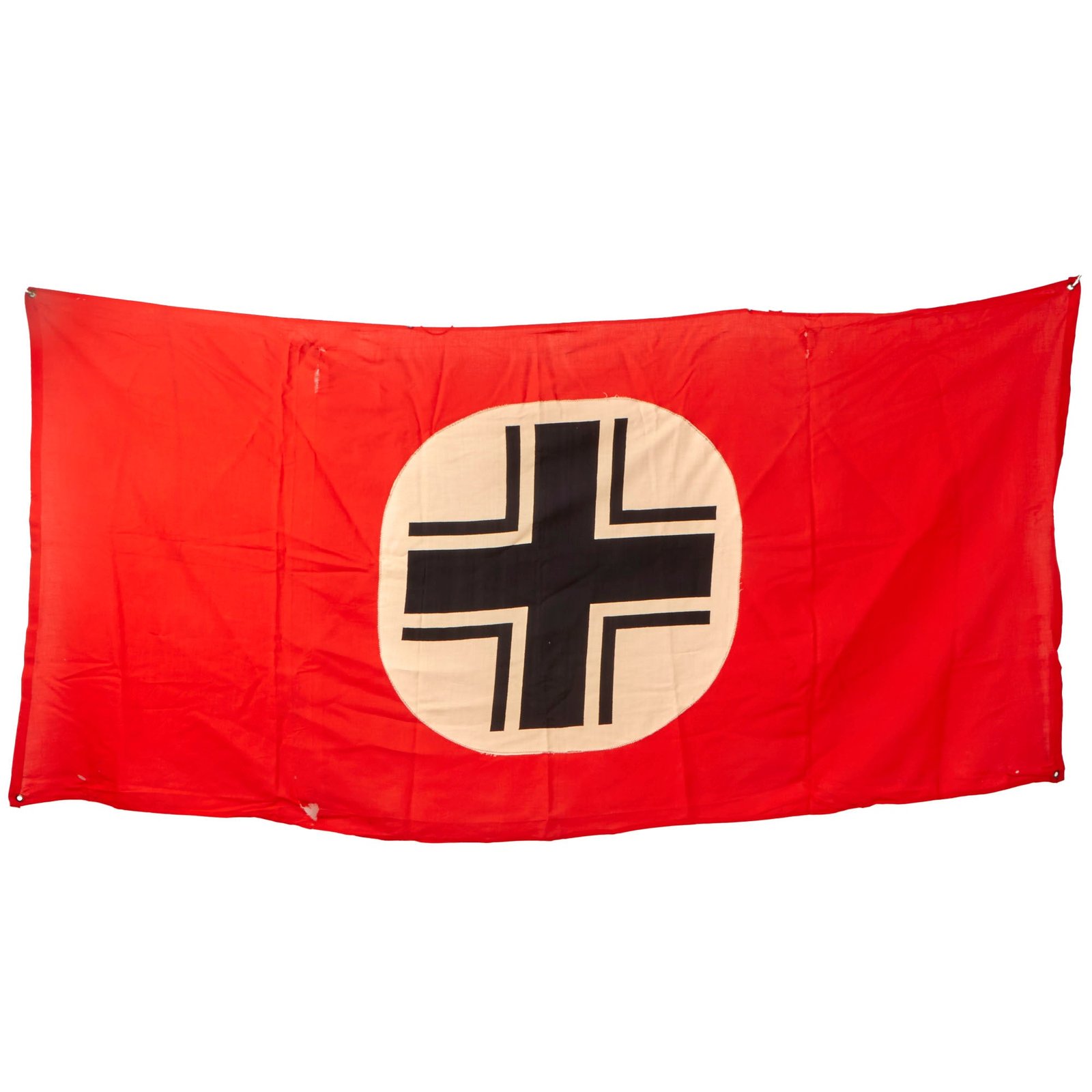 Buy Original German WWII Balkenkreuz (Beam Cross) Panzer Tank & Vehicle Identification Flag - 38" x 78" | Original Firearms Antique For Sale