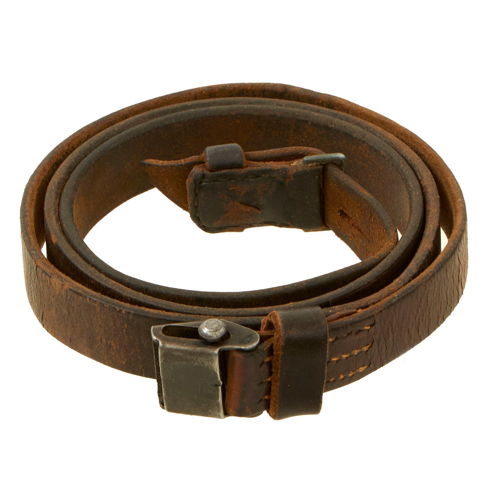 Buy Original German WWII Karabiner 98 kurz K98k Leather Sling with Frog and Keeper - Kar98k | Original Firearms Antique For Sale