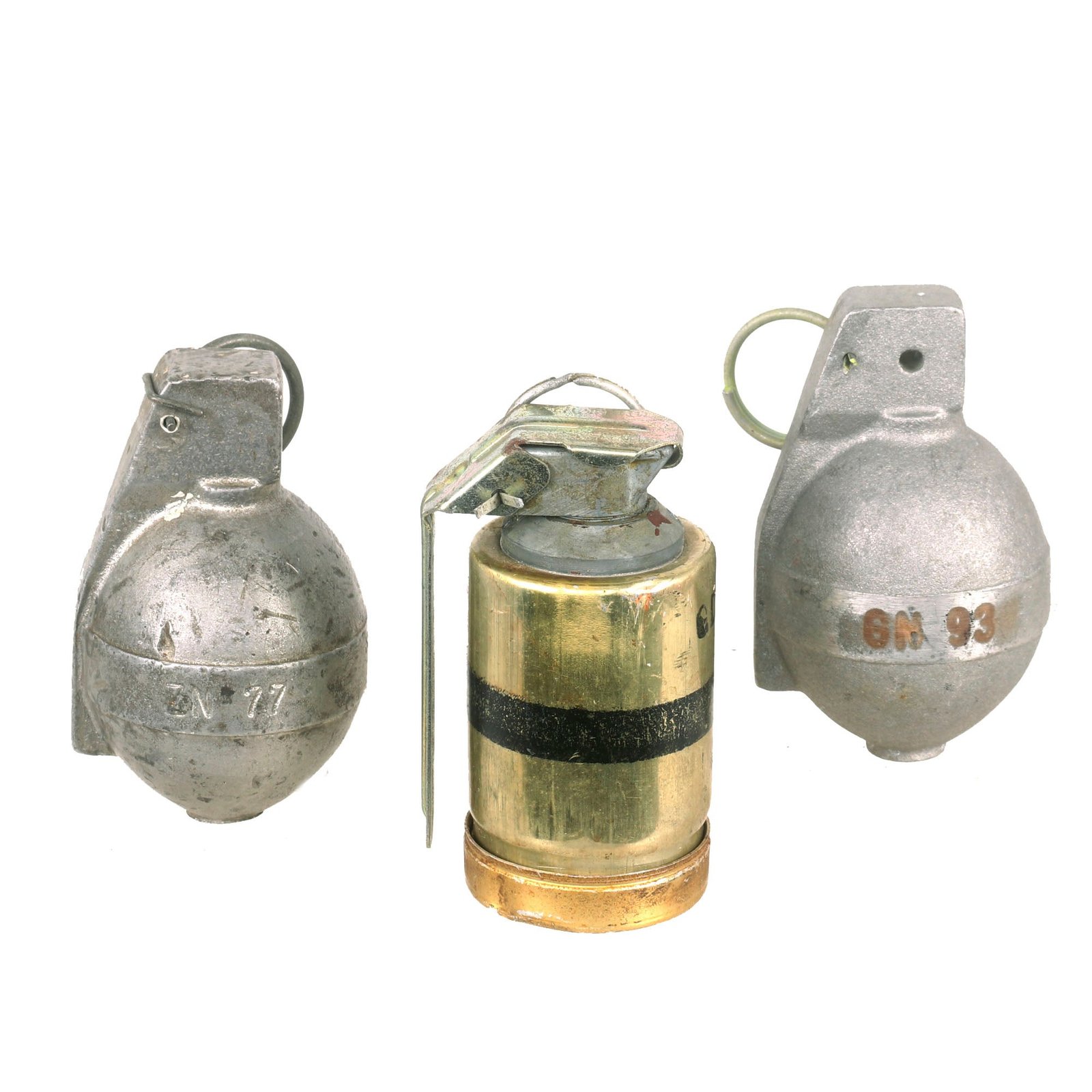 Buy Original Cold War Era Belgian & Dutch Training Grenades - AX Mk3 Echo Location | Original Firearms Antique For Sale