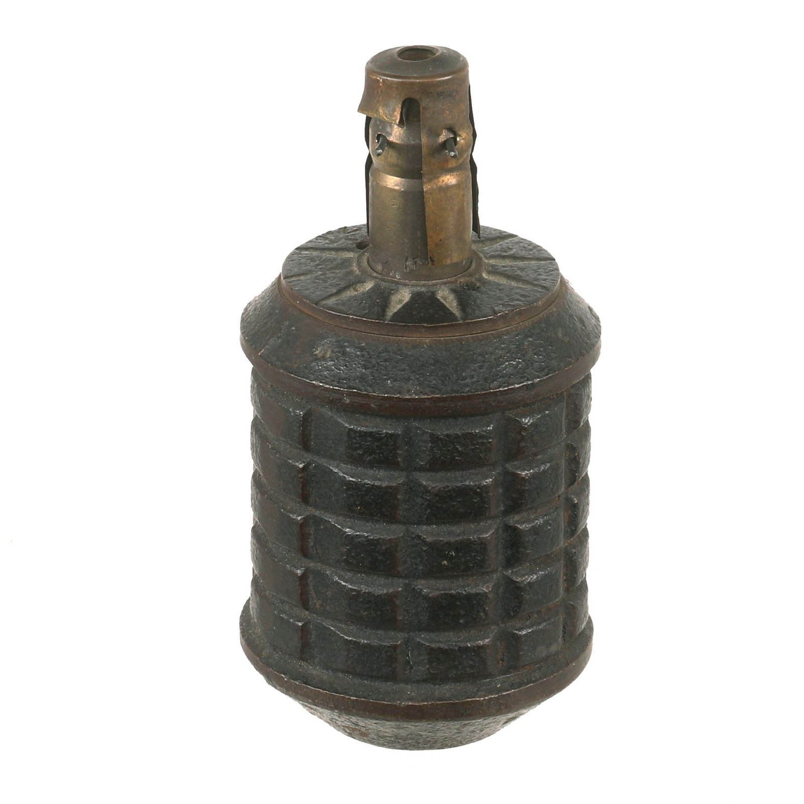 Buy Original Japanese WWII Type 97 Inert Fragmentation Hand Grenade with Fuse & Pull String - Dated 1941 | Original Firearms Antique For Sale