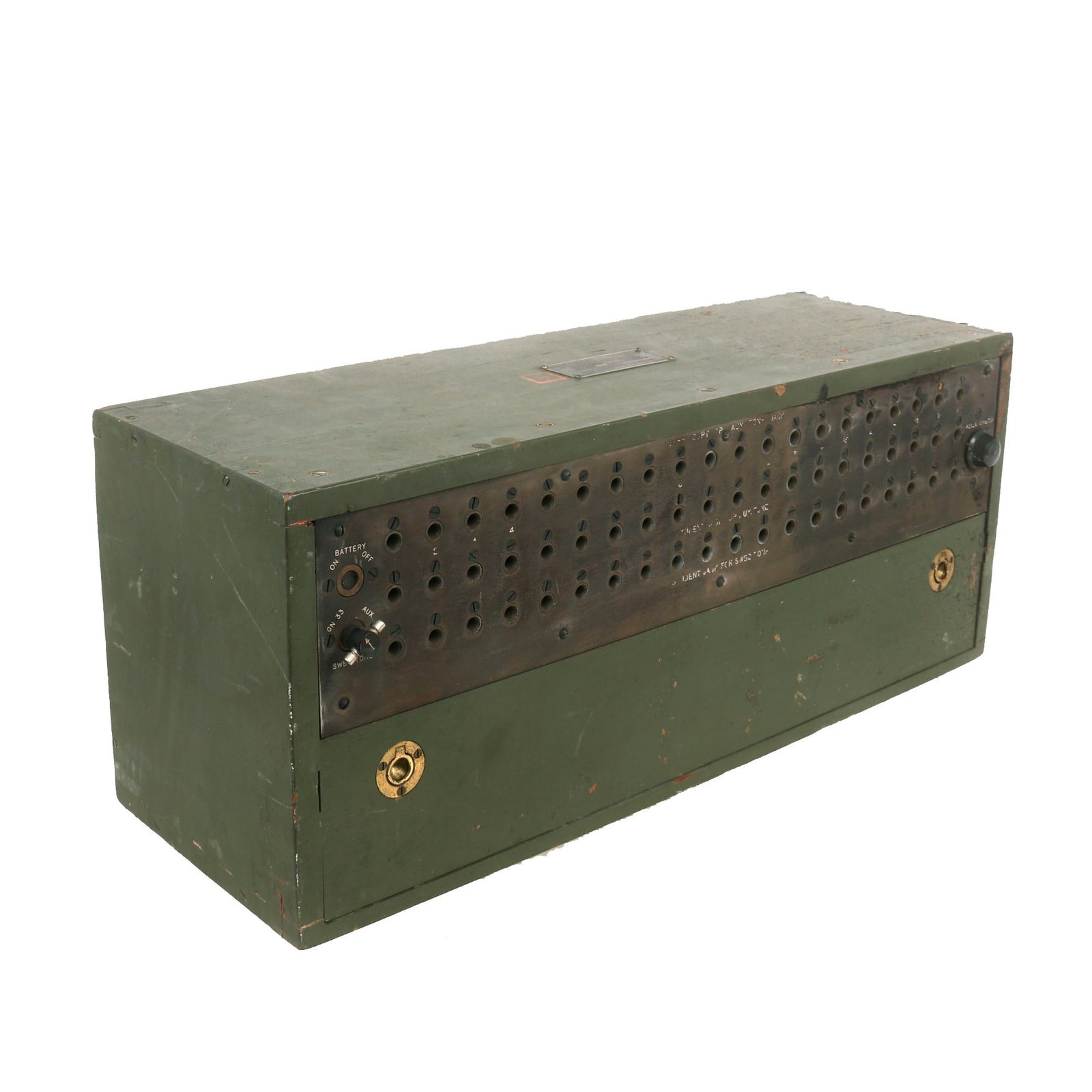 Buy Original U.S. WWII Signal Corps BD-57-A Switchboard Morris Code Trainer by Cook Electric Company - Dated 1942 | Original Firearms Antique For Sale