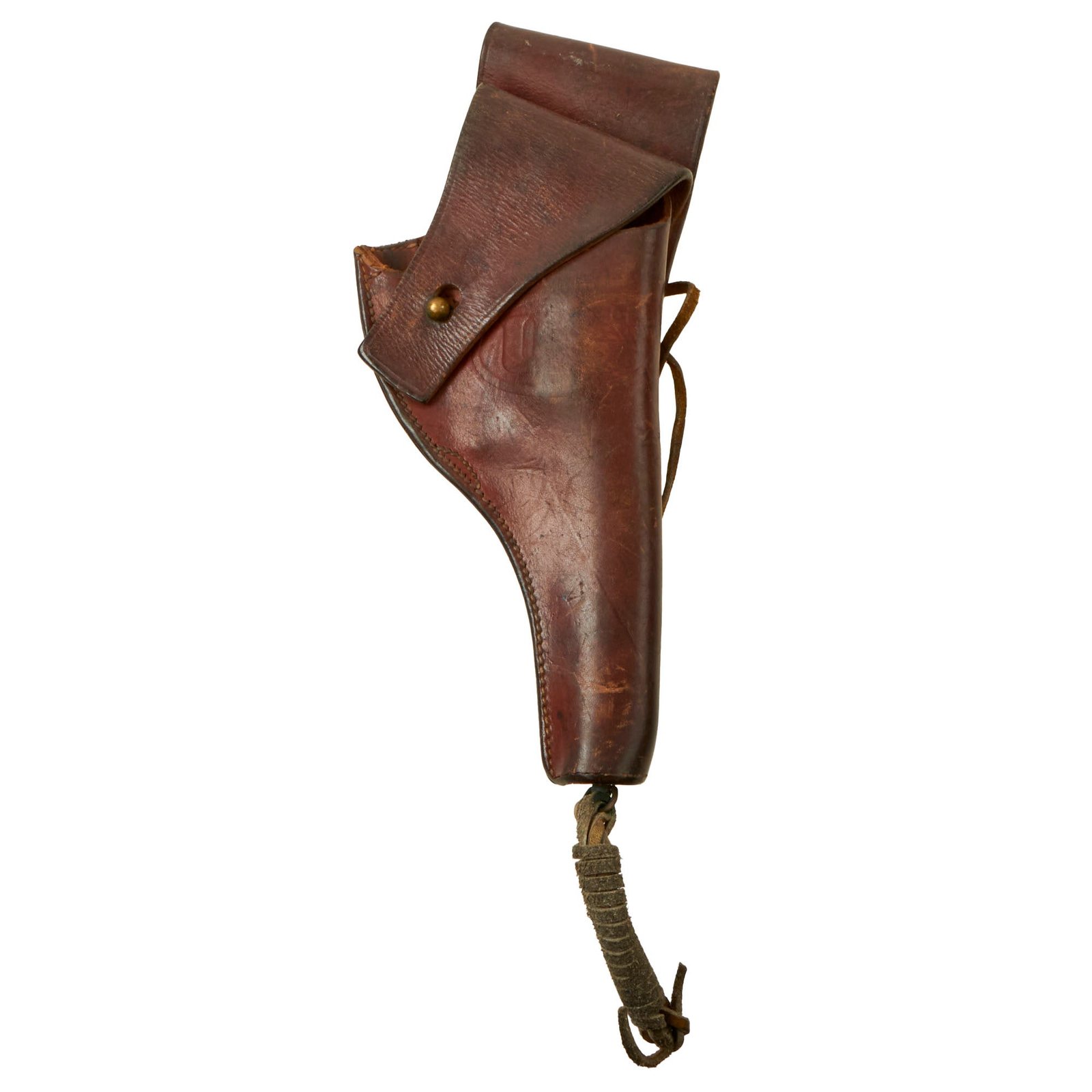Buy Original U.S. WWII Leather Holster for M1917 .45 Revolver by Textan - Dated 1942 | Original Firearms Antique For Sale