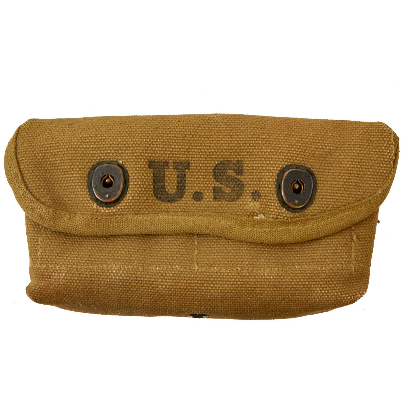 Buy Original U.S. WWII M1942 Shotgun Ammunition Pouch by Rubon K.C. - Dated 1942 | Original Firearms Antique For Sale