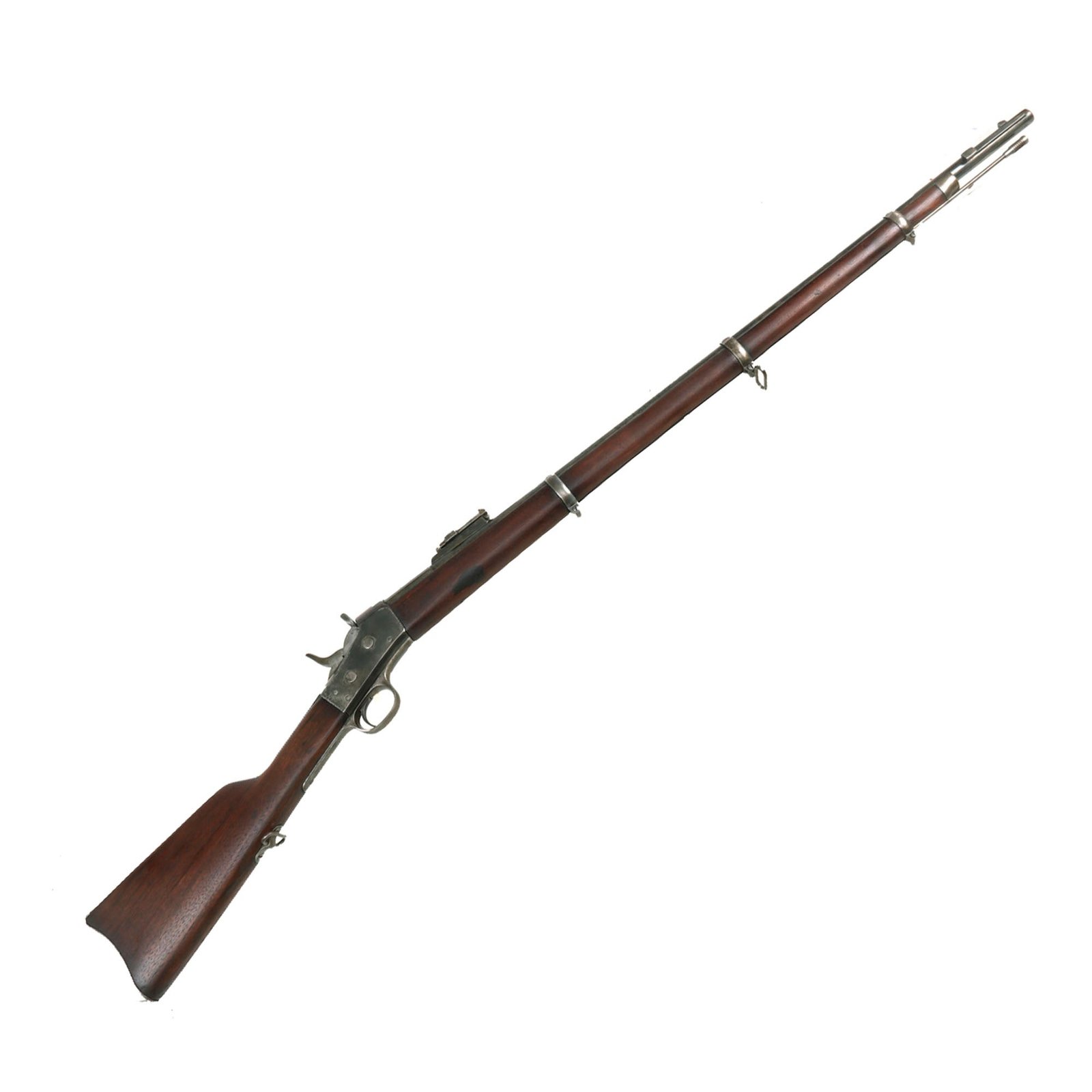 Buy Original Argentine Remington Rolling Block Model 1879 E.N. Infantry Rifle in .43 Spanish Caliber - Serial H27599 | Original Firearms Antique For Sale