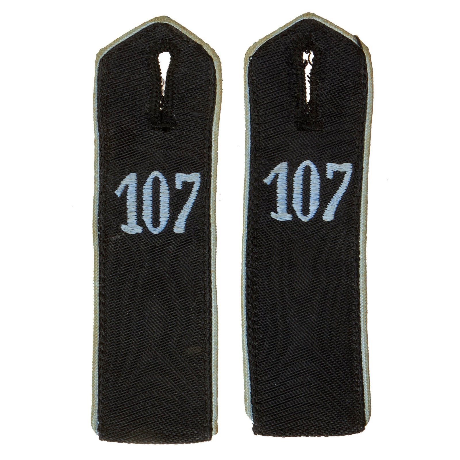 Buy Original German WWII HJ National Youth Association Flyer-HJ Shoulder Straps Unit 107 - Matched Pair | Original Firearms Antique For Sale