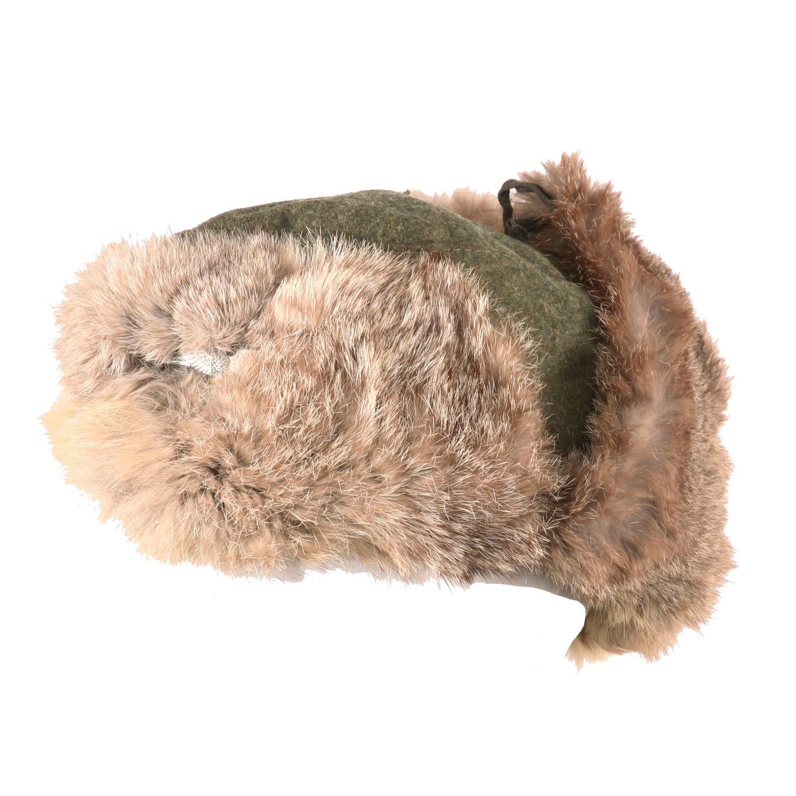 Buy Original German WWII Eastern Front Heer Army Rabbit Fur Pelzmütze Winter Hat with Faded RBNr. Marking - Size 60 | Original Firearms Antique For Sale