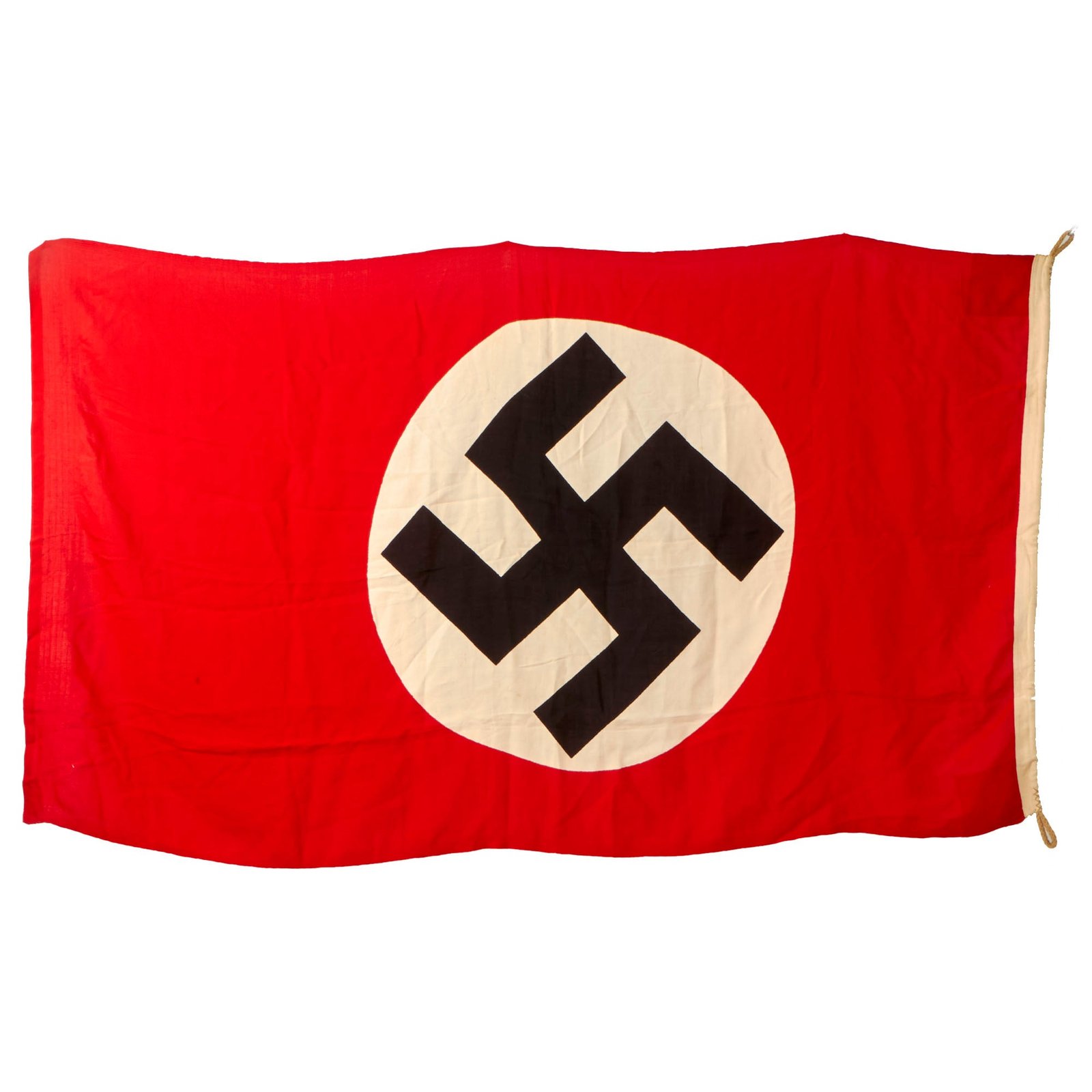 Buy Original German WWII Kriegsmarine 100 x 170 cm Naval Jack Flag by G.A. Fröhlichs Sohn A.G. in Sudetenland - Gösch flagge | Original Firearms Antique For Sale