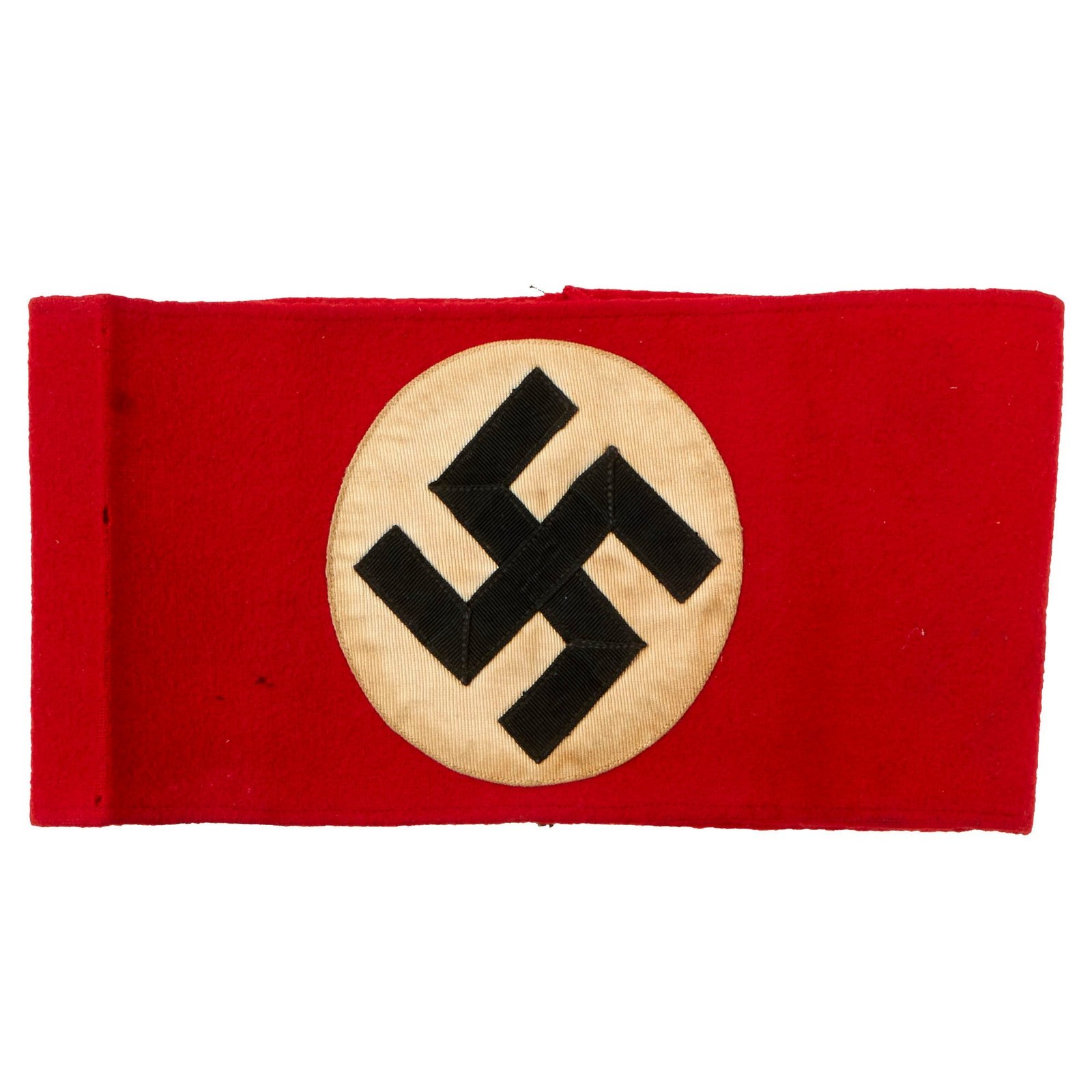 Buy Original German Early WWII SA Multi-piece Wool Felt & Rayon Overcoat Armband | Original Firearms Antique For Sale