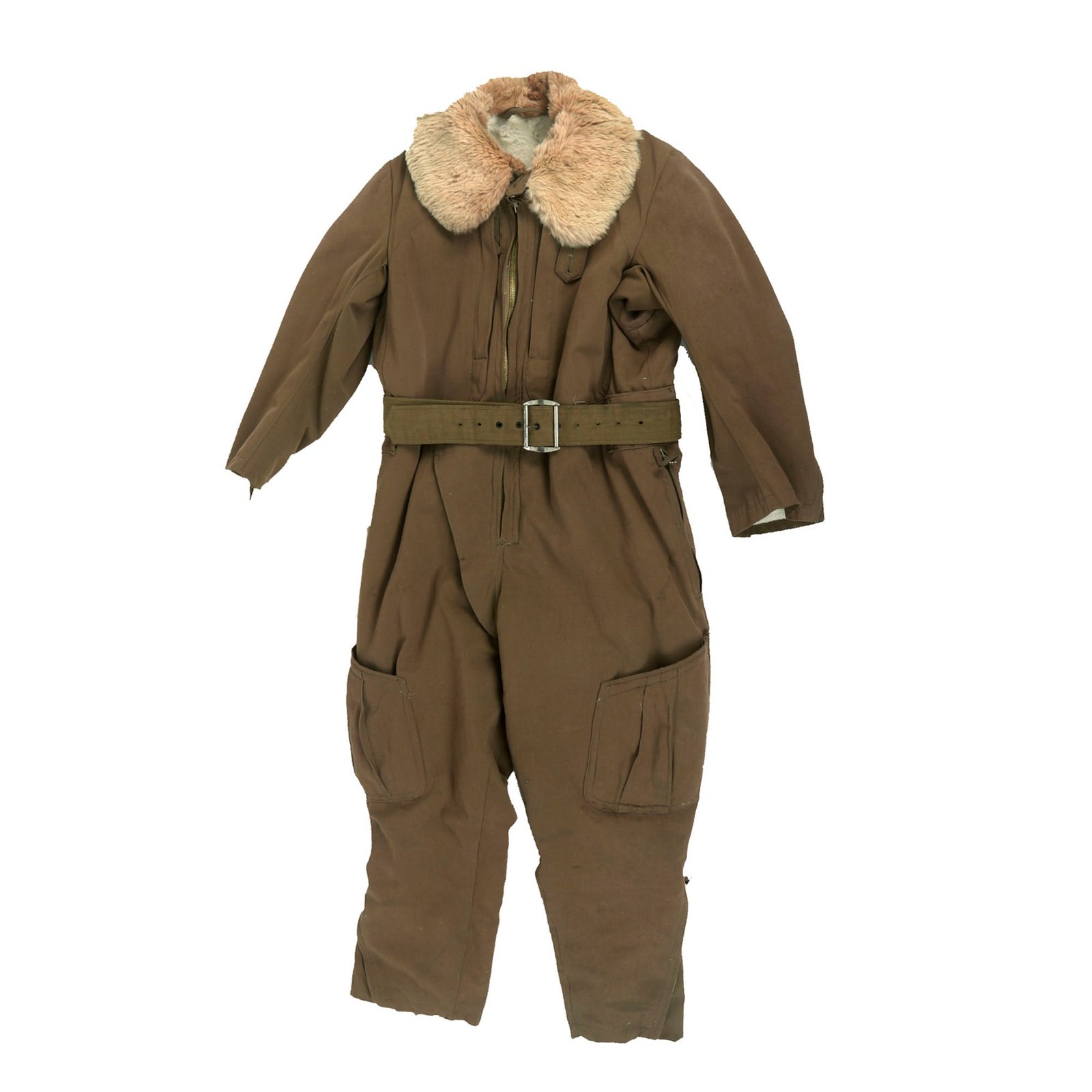 Buy Original Rare Imperial Japanese WWII Winter Fur Lined Pilot Electric Heated Flight Suit | Original Firearms Antique For Sale