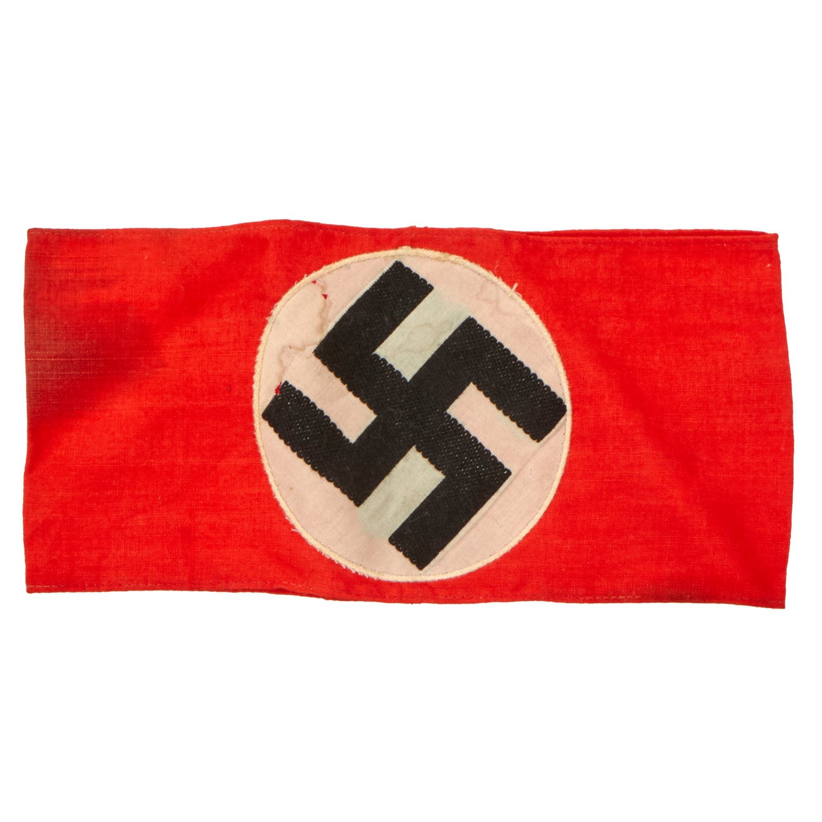 Original German WWII NSDAP & SA Multi-piece Cotton Armband with Embroidered Insignia