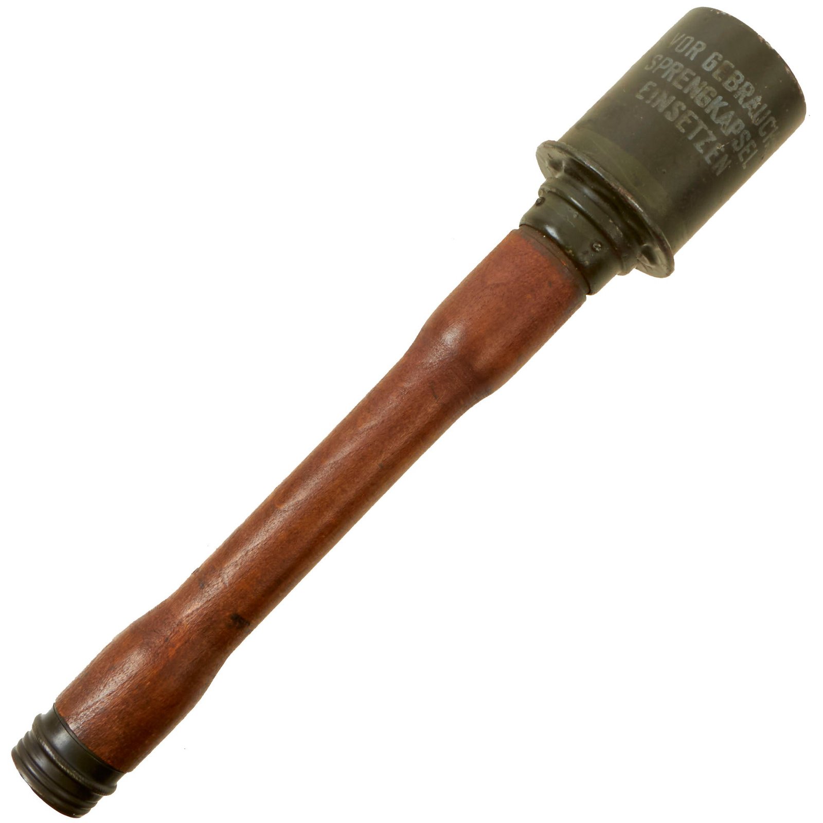 Buy Original German WWII M24 Inert Stick Grenade Stielhandgranate by Richard Rinker - Dated 1940 | Original Firearms Antique For Sale
