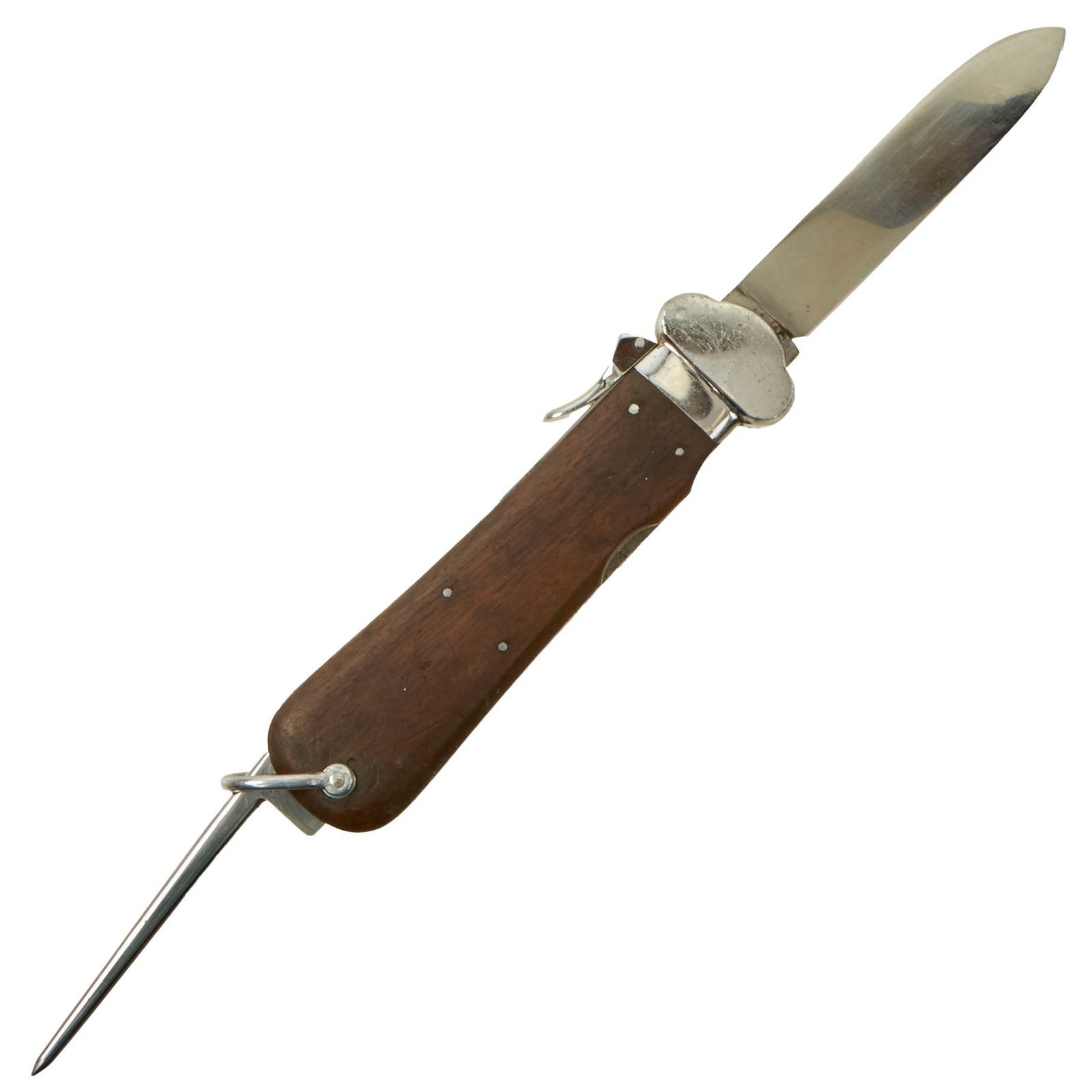 Buy Original Excellent German WWII Luftwaffe Gravity Knife by Solinger Metallwaren Fabrik with Waffen Proof - SMF | Original Firearms Antique For Sale