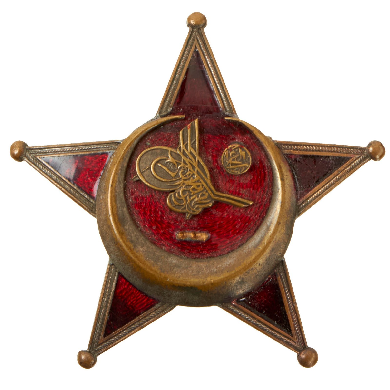 Buy Original Turkish WWI Gallipoli Star Ottoman War Medal - “Iron Crescent” | Original Firearms Antique For Sale