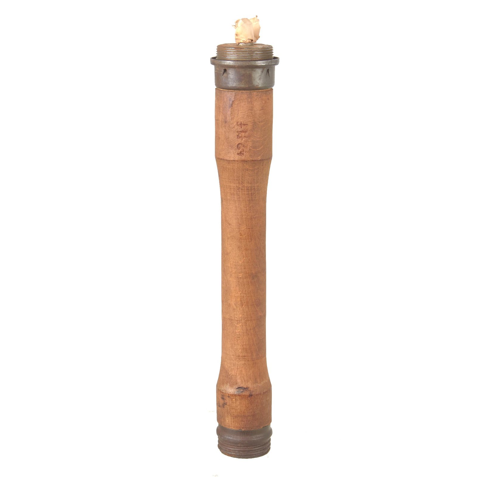 Buy Original German WWII M24 Inert Stick Grenade Stielhandgranate Handle by Vossloh-Werke GmbH with Bead & Pull String | Original Firearms Antique For Sale