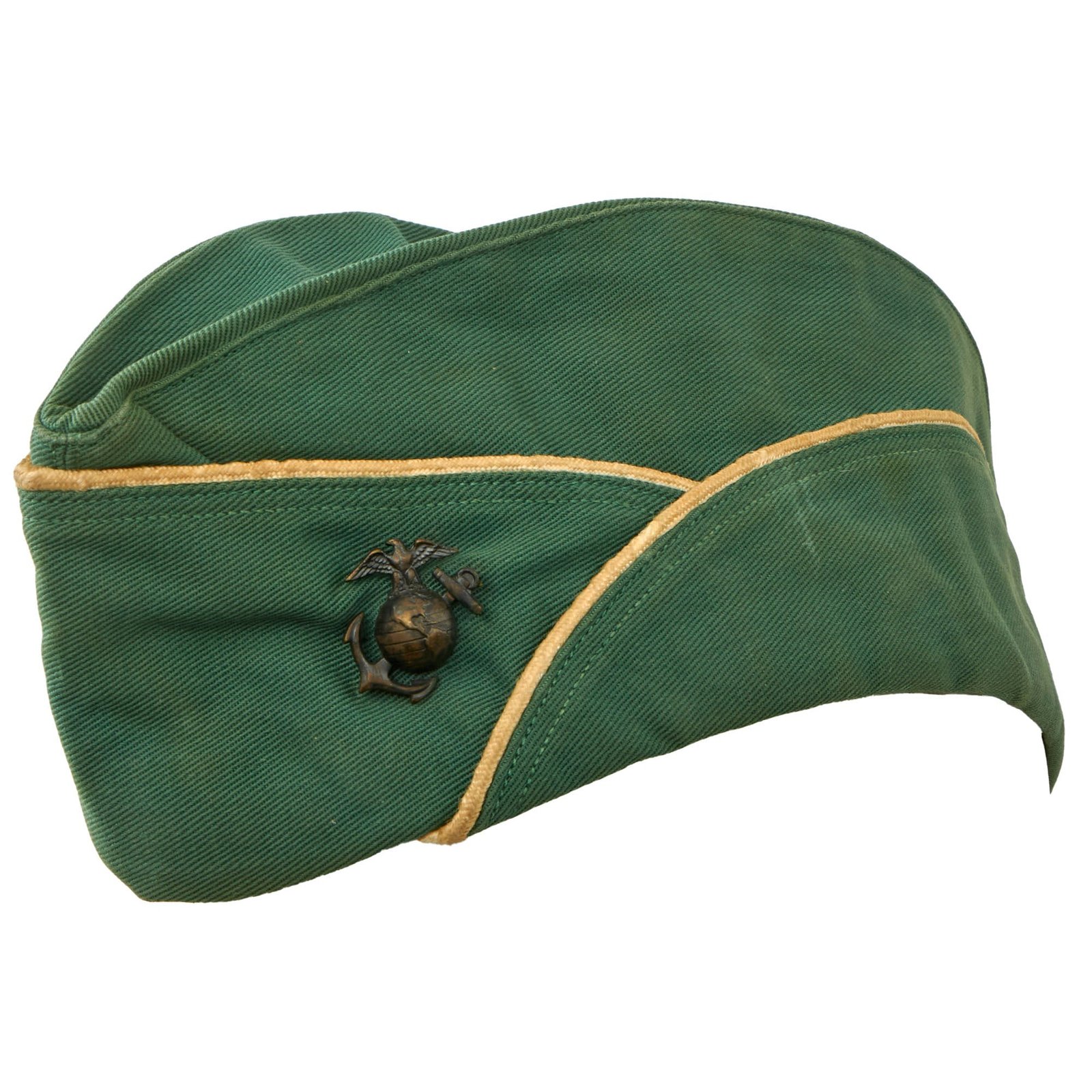 Buy Original U.S. WWII Marine Corps USMC Named Women's Overseas Cap - Corporal Nathalie Klingbeil | Original Firearms Antique For Sale