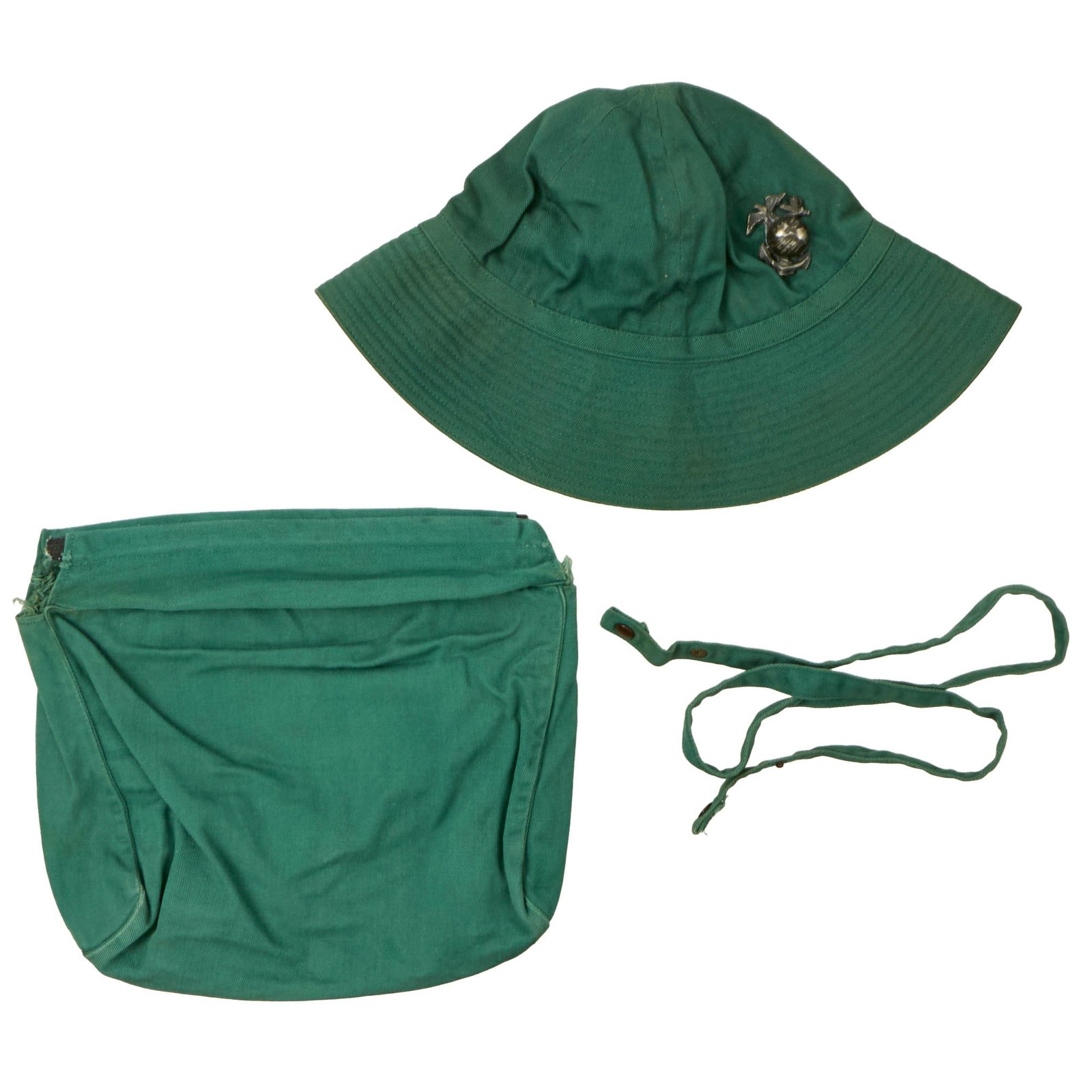 Buy Original U.S. WWII Marine Corps USMC Named Women’s Daisy Mae Fatigue Cap and Purse Cover with Strap & Photo of Wearer - Corporal Nathalie Klingbeil | Original Firearms Antique For Sale